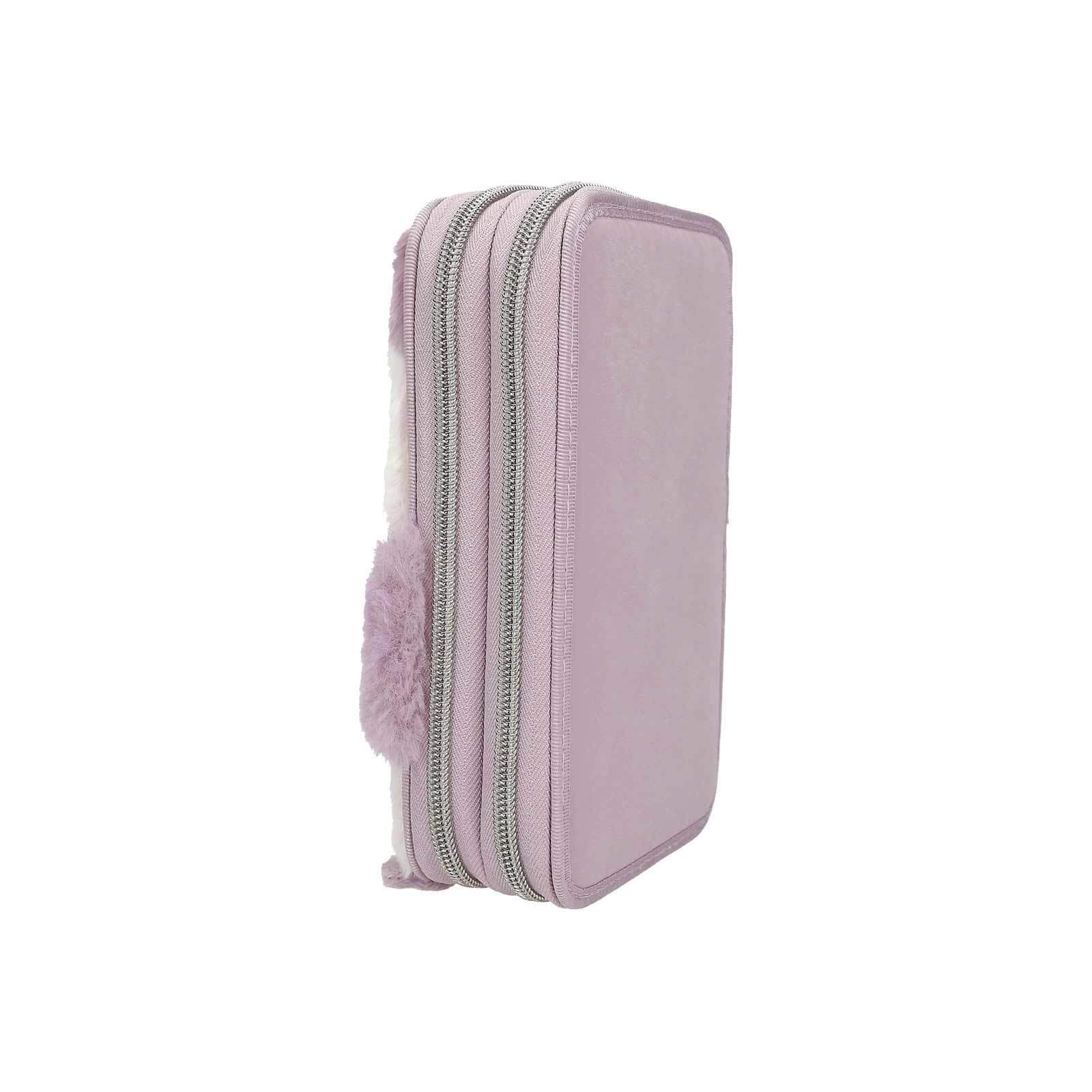 Depesche Buntstift »2-Fach Federtasche PENGUIN Princess Mimi 5,5 x 13 x 19,5 cm weiß-rosa«