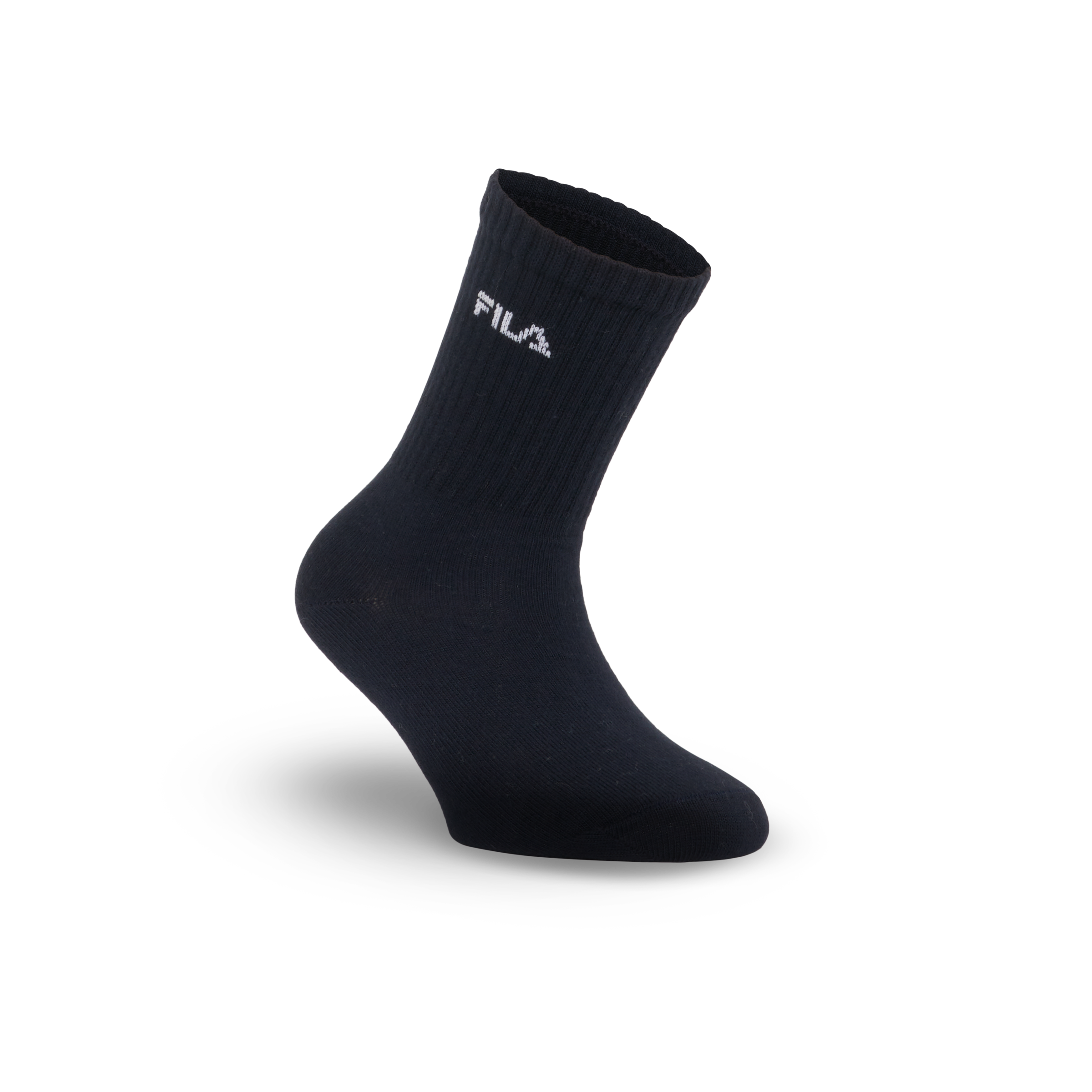 Fila Socken 6 Paar tlg. breites Rippenbündchen, Cotton-Mix, Unisex