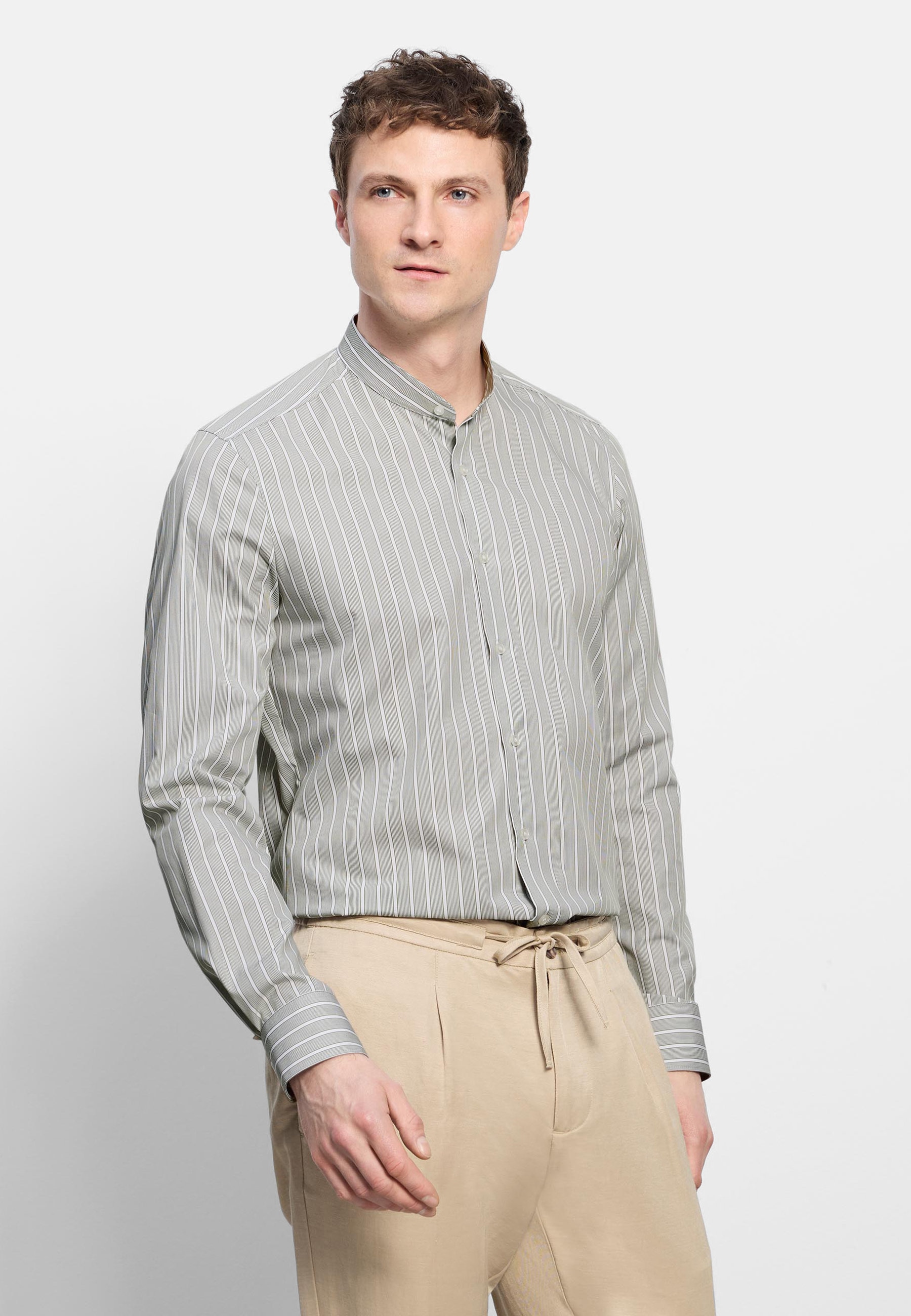 OLYMP Businesshemd "OLYMP Level Five, body fit, Stehkragen" günstig online kaufen