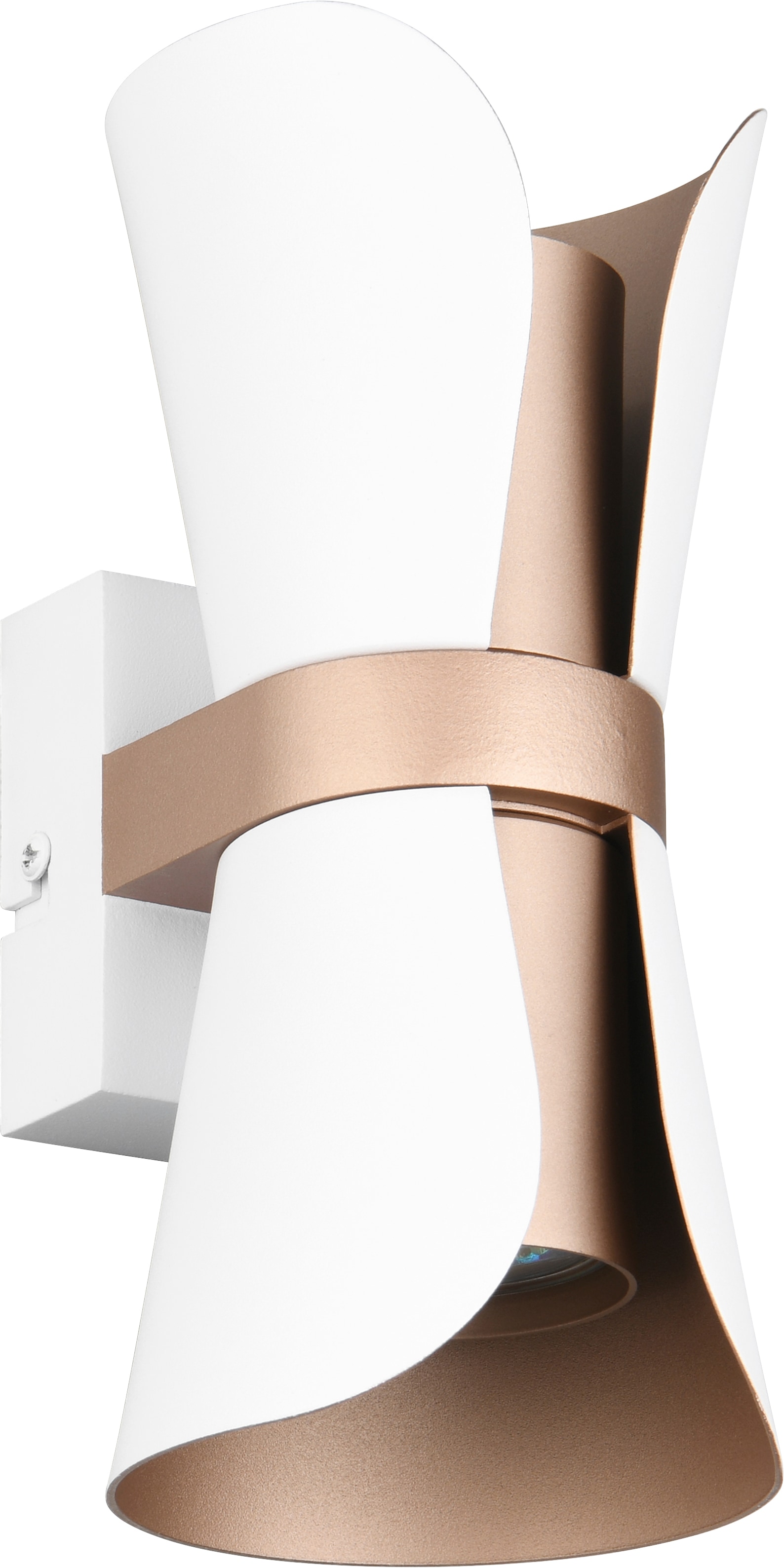TRIO Leuchten Wandleuchte »COAT, up-and-down Wandlampe exkl 2x GU10 max 10W, zweifarbig« GU10 1 Stk. warmweiß - kaltweiß moderne Design Wandleuchte für wechselbare Leuchtmittel, 21cm hoch