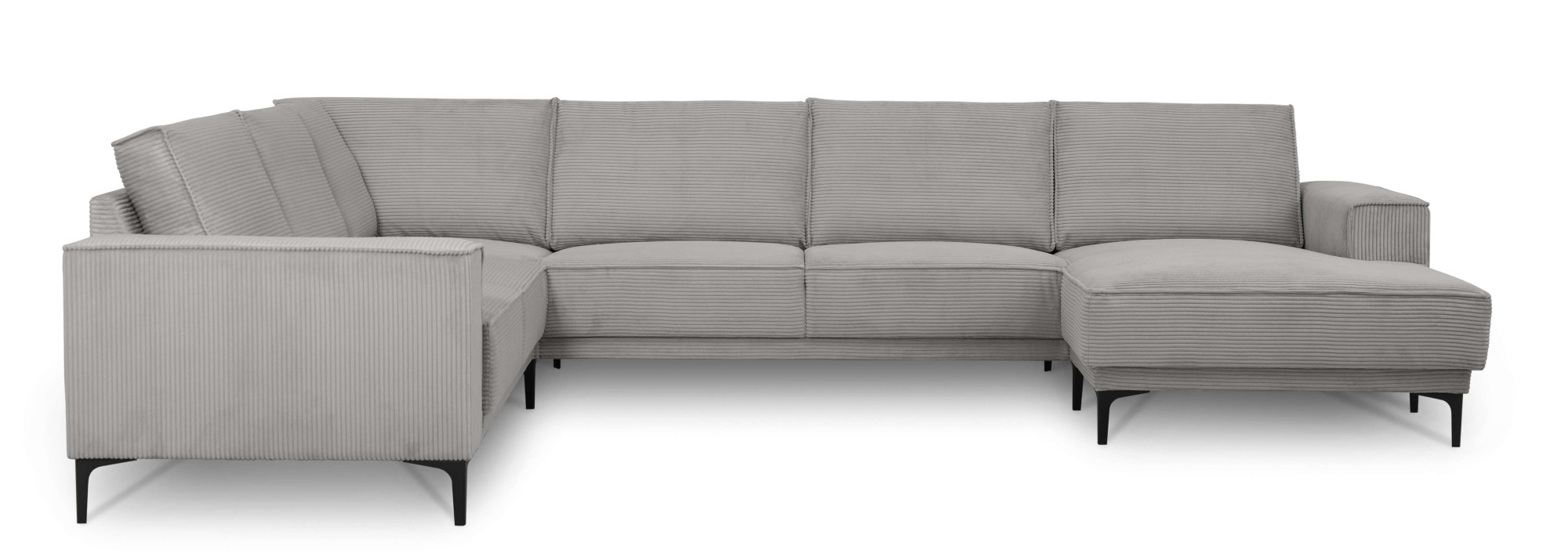 PLACES OF STYLE Wohnlandschaft "XXL Sofa Oland, Struktur, Flachgewebe, Luxu günstig online kaufen