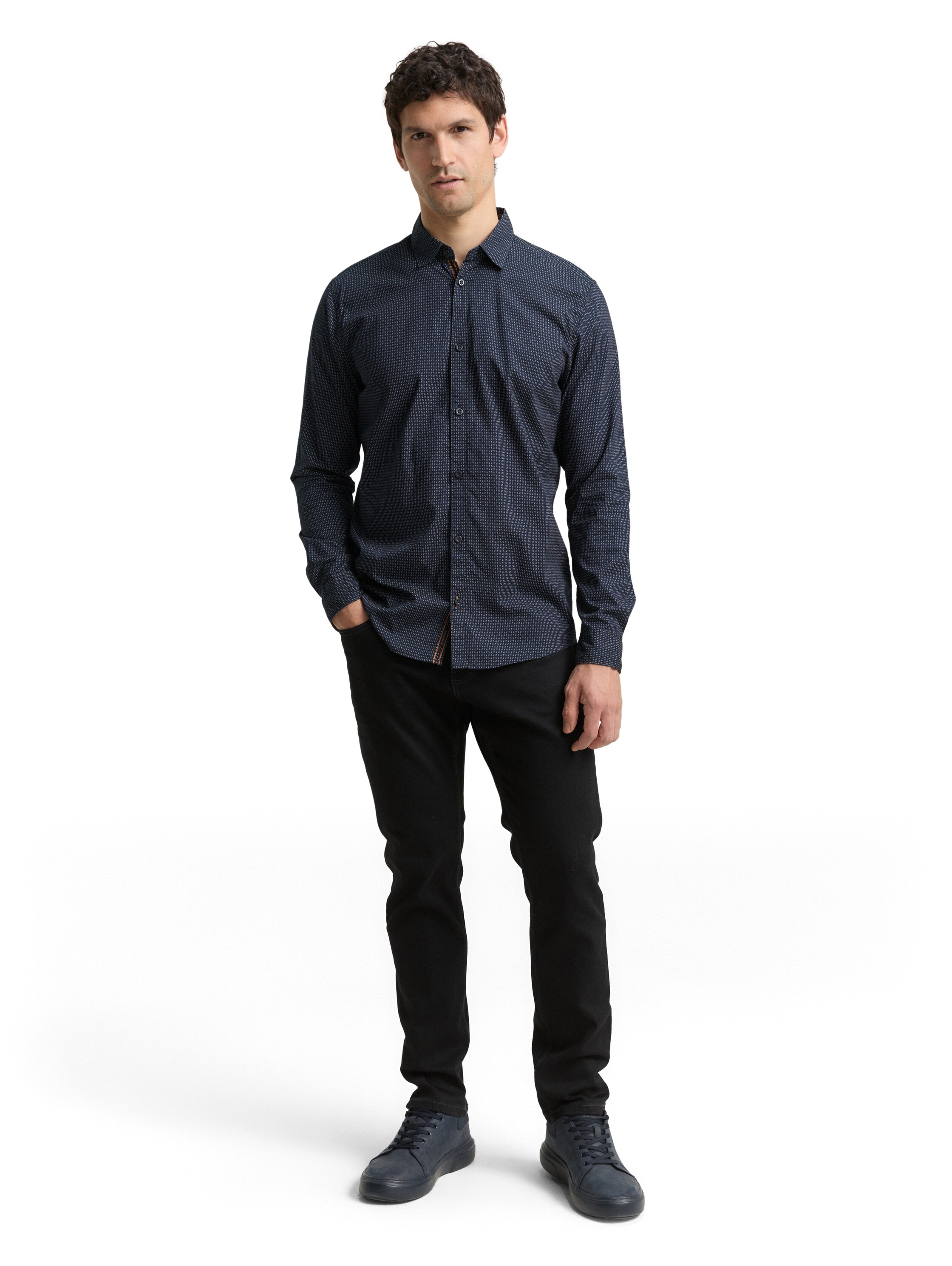 TOM TAILOR Langarmhemd mit Muster