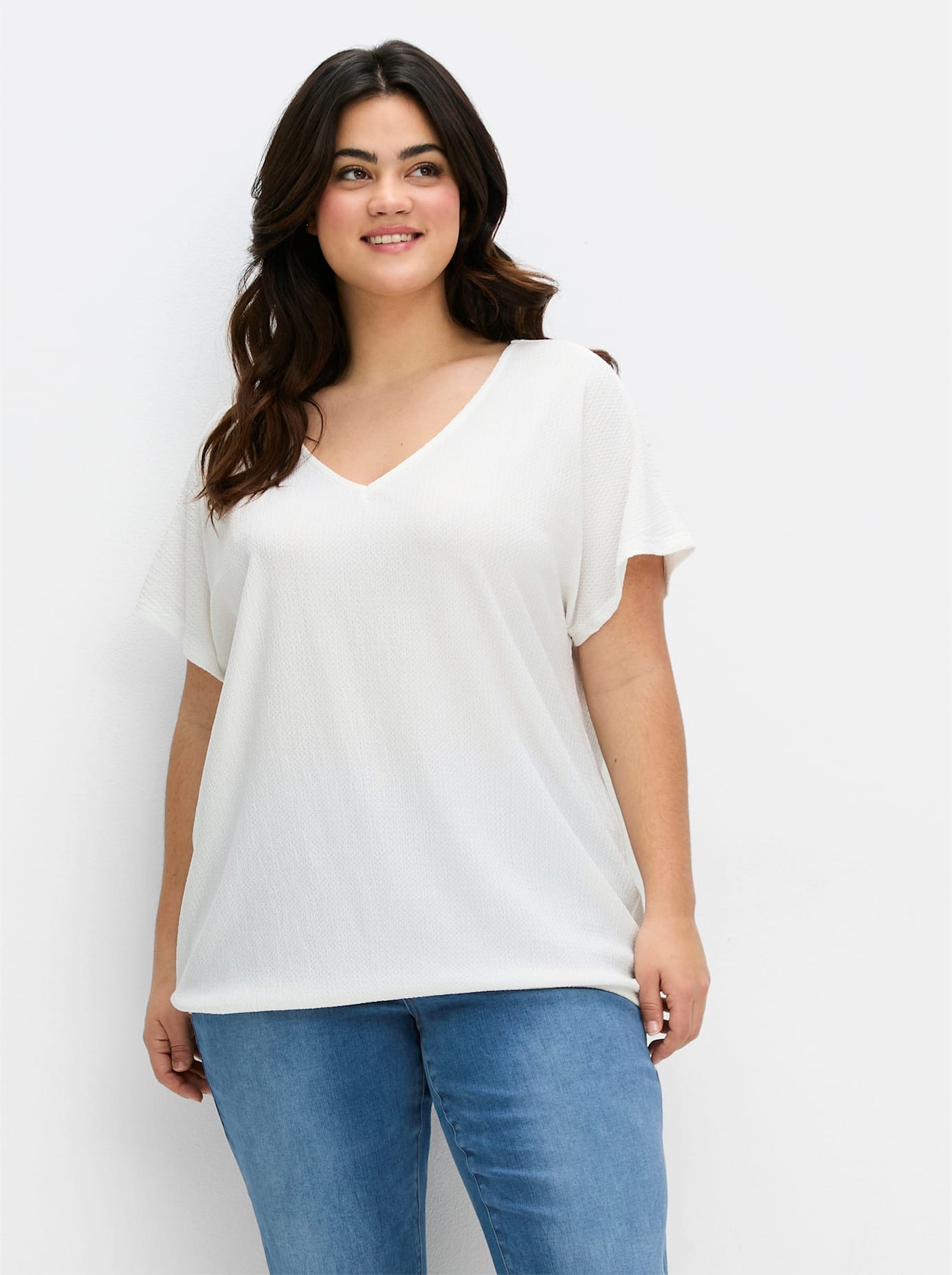 Sheego T-Shirt "T-Shirt", (1 tlg.) günstig online kaufen