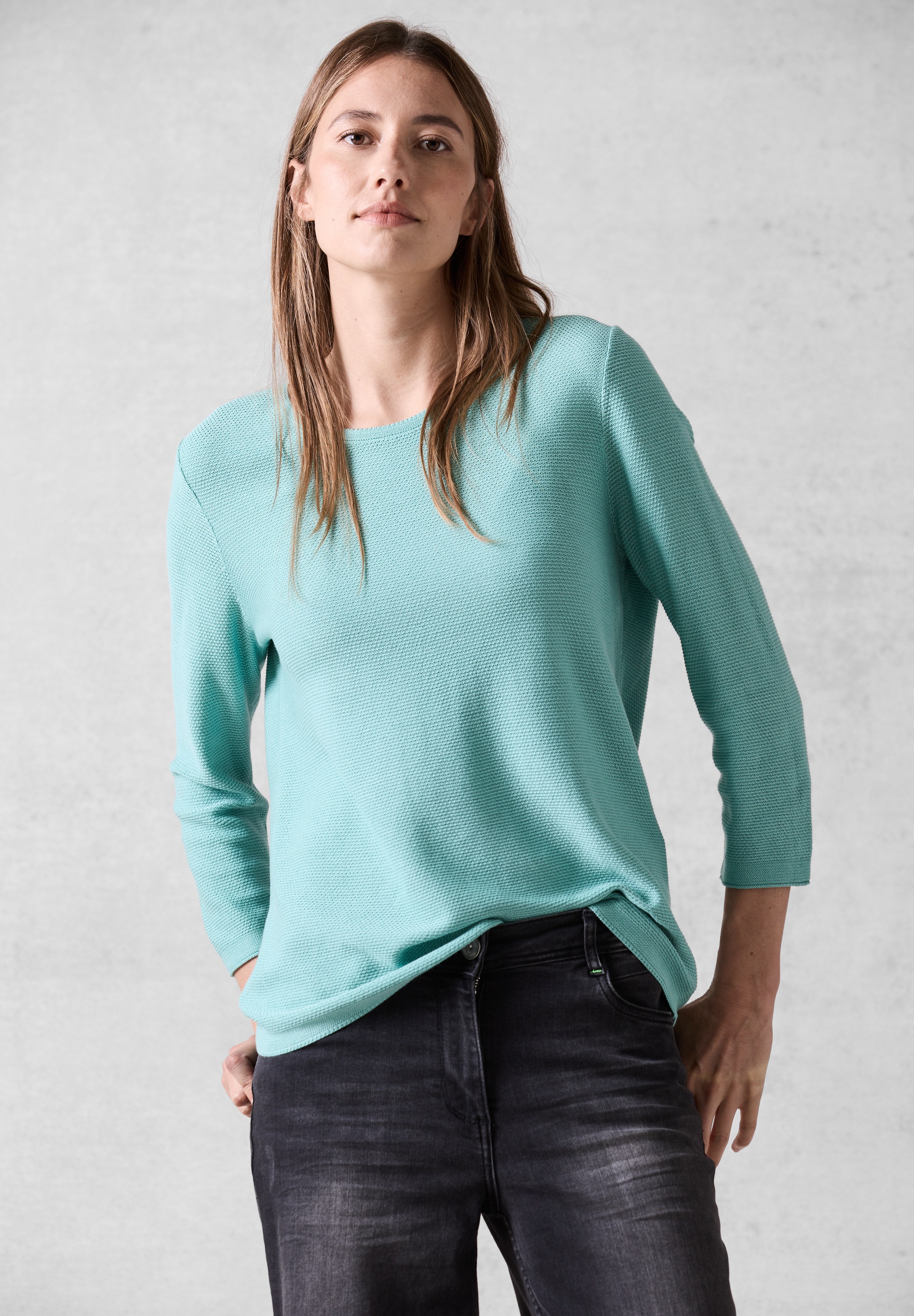 Cecil 3/4 Arm-Pullover, Feinstrick