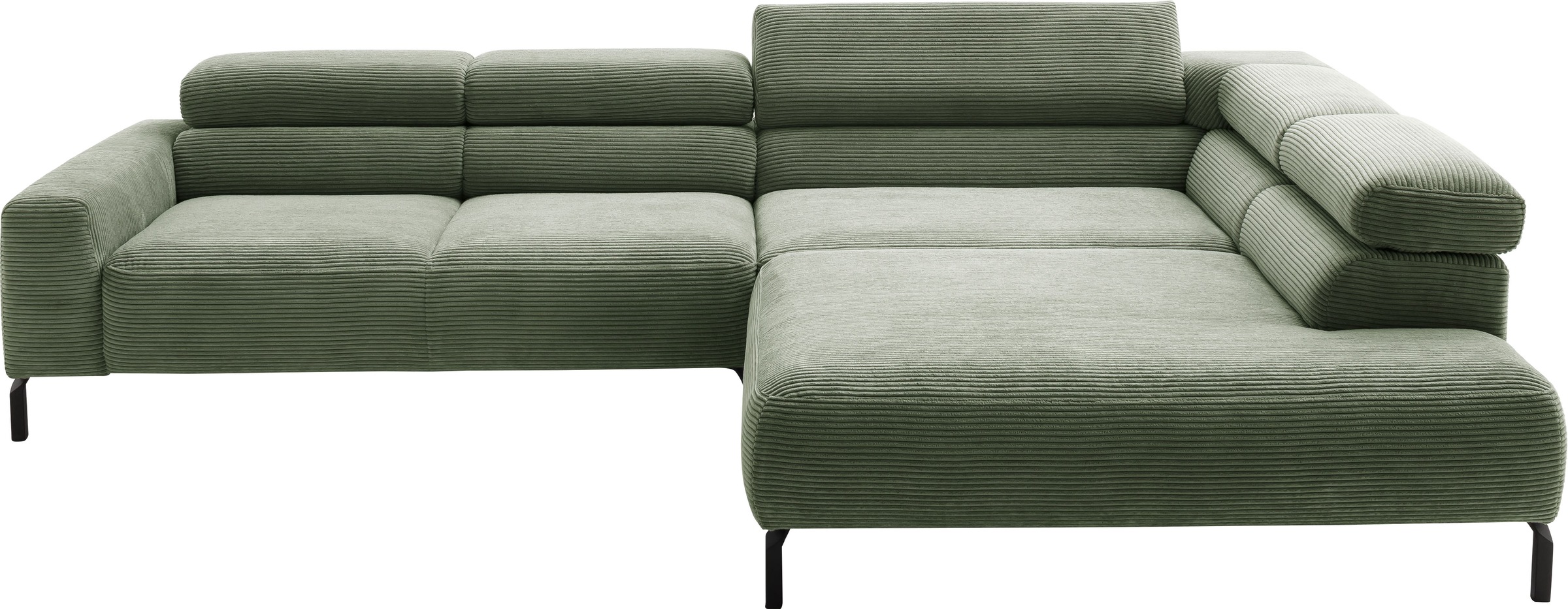 Home affaire Ecksofa "Antonelli, L-Form, inkl. Kopfteilverstellung, Breite günstig online kaufen