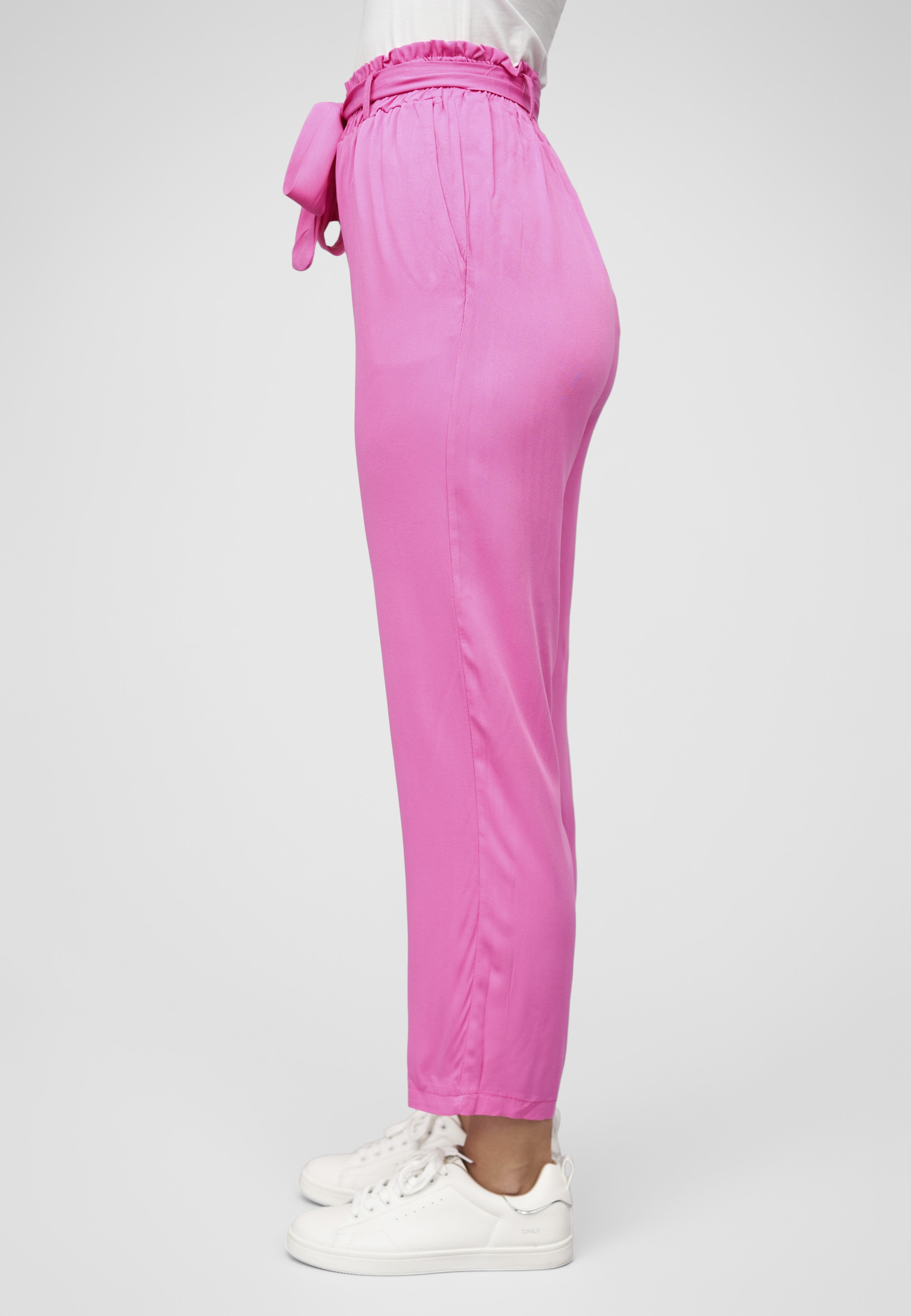 CLOUD 5IVE Stoffhose »CLOUD 5IVE High-Waist Viskose Hose 2-Pockets«