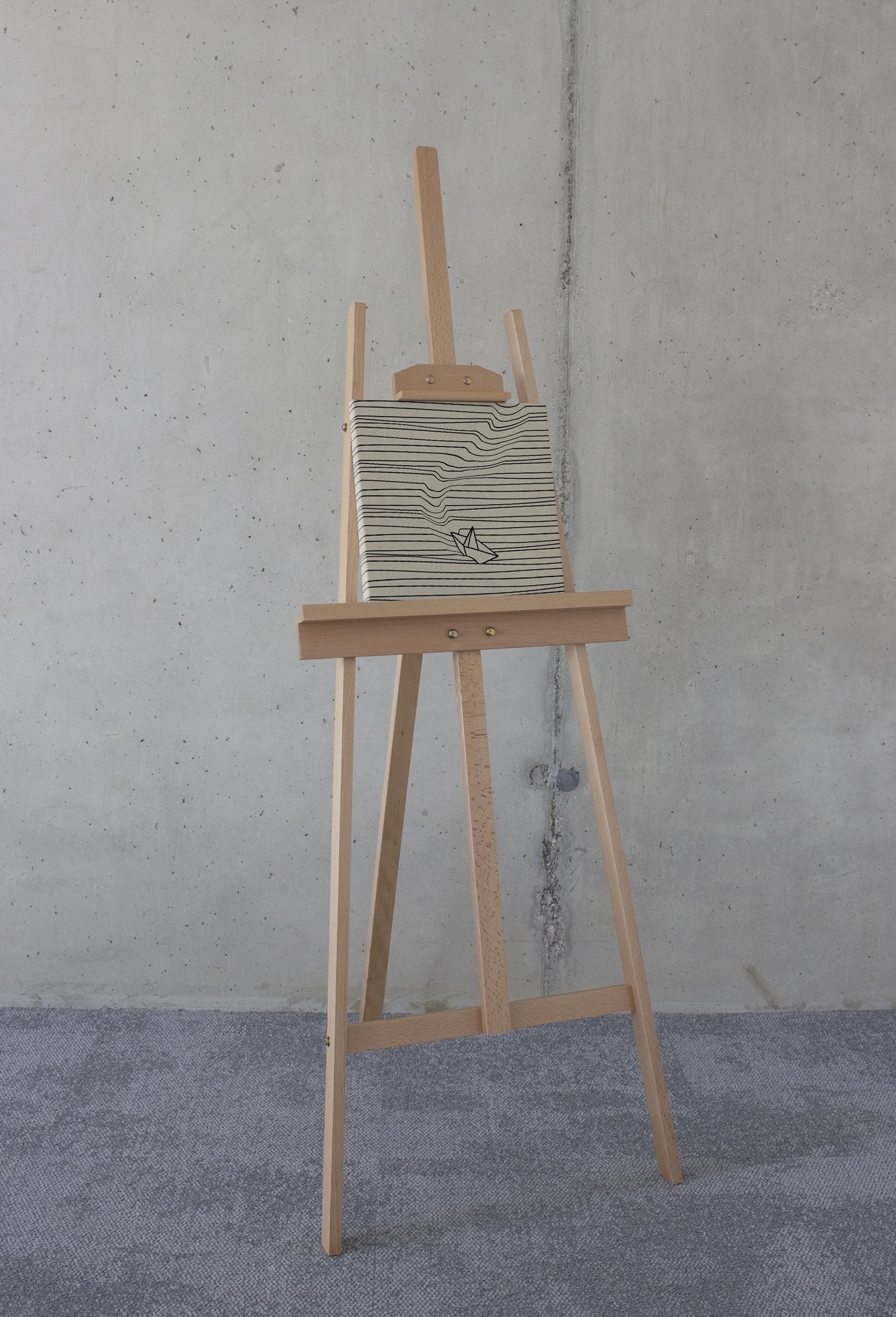 Komar Leinwandbild »Against the stream - Größe 30 x 30 cm«, Natur, (1 St.), Keilrahmenbild mi Echtholzrahmen