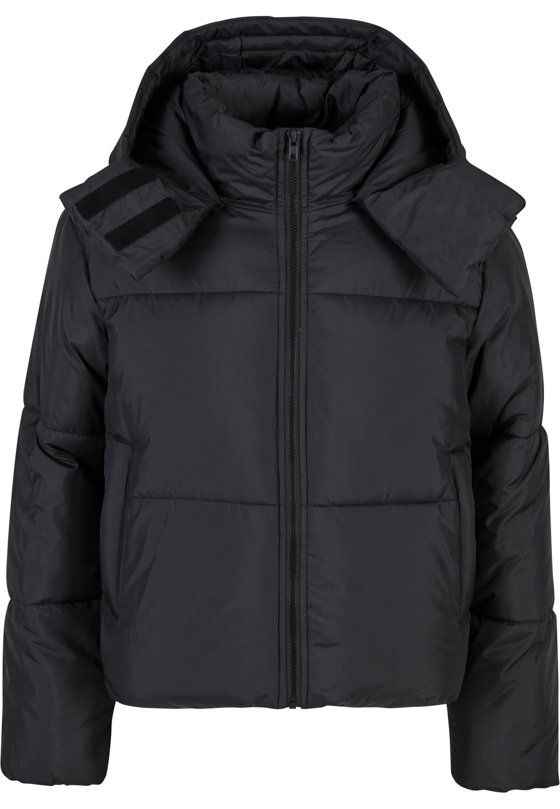 Thumbnail - URBAN CLASSICS Winterjacke "Urban Classics Ladies Hooded Collar Puffer Jacket" 1 Stk. tlg. mit Kapuze