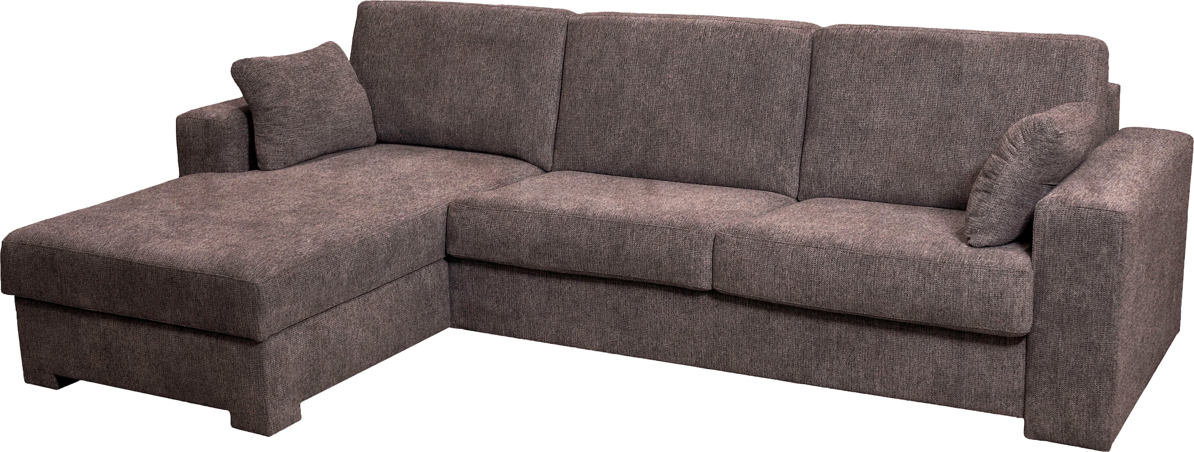 Home affaire Ecksofa Roma "L" Dauerschlaffunktion, mit Unterfederung, Matratzenhöhe 14cm, Liegemaße ca 163x198 cm, L-Form