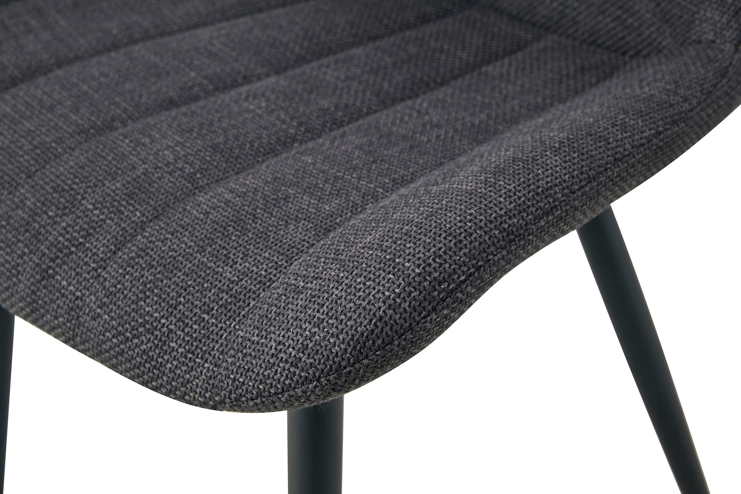 Home affaire Esszimmerstuhl »DAWSON, 2er Set, mit Metallgestell in matt schwarz« (Set) 2 Stk.in verschiedenen Farben, Belsatbarkeit pro Stuhl 120 kg, mit Griffloch