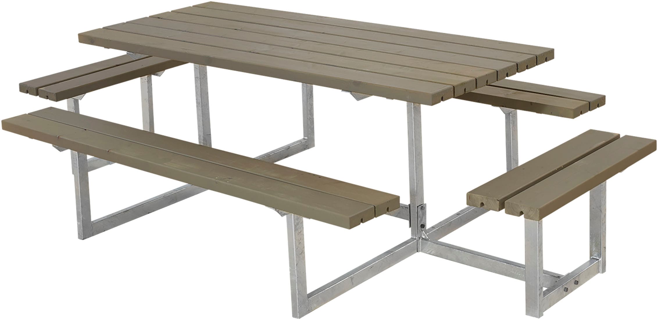 PLUS Garten-Essgruppe ""Basic" Kombimöbel + Anbau", (1 tlg.), 260x160x73/45 günstig online kaufen