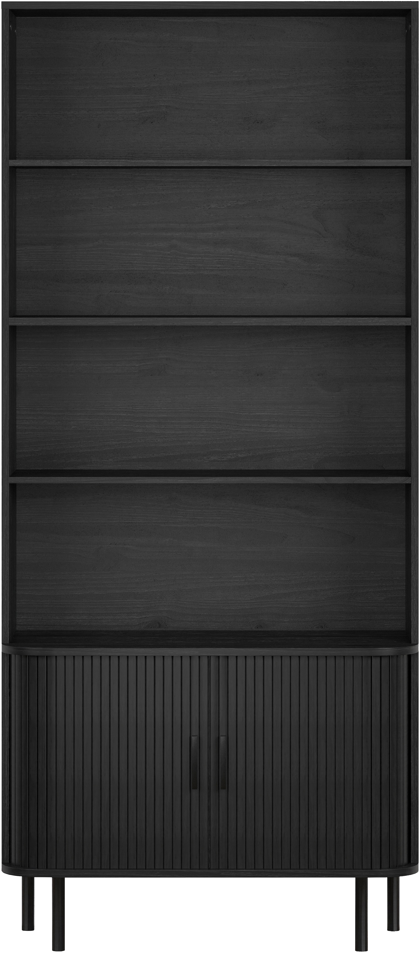 INOSIGN Bücherregal »Ronda«, (1 St.), Standregal mit Schiebetüren - Maße (B/T/H) 80/40/172 cm