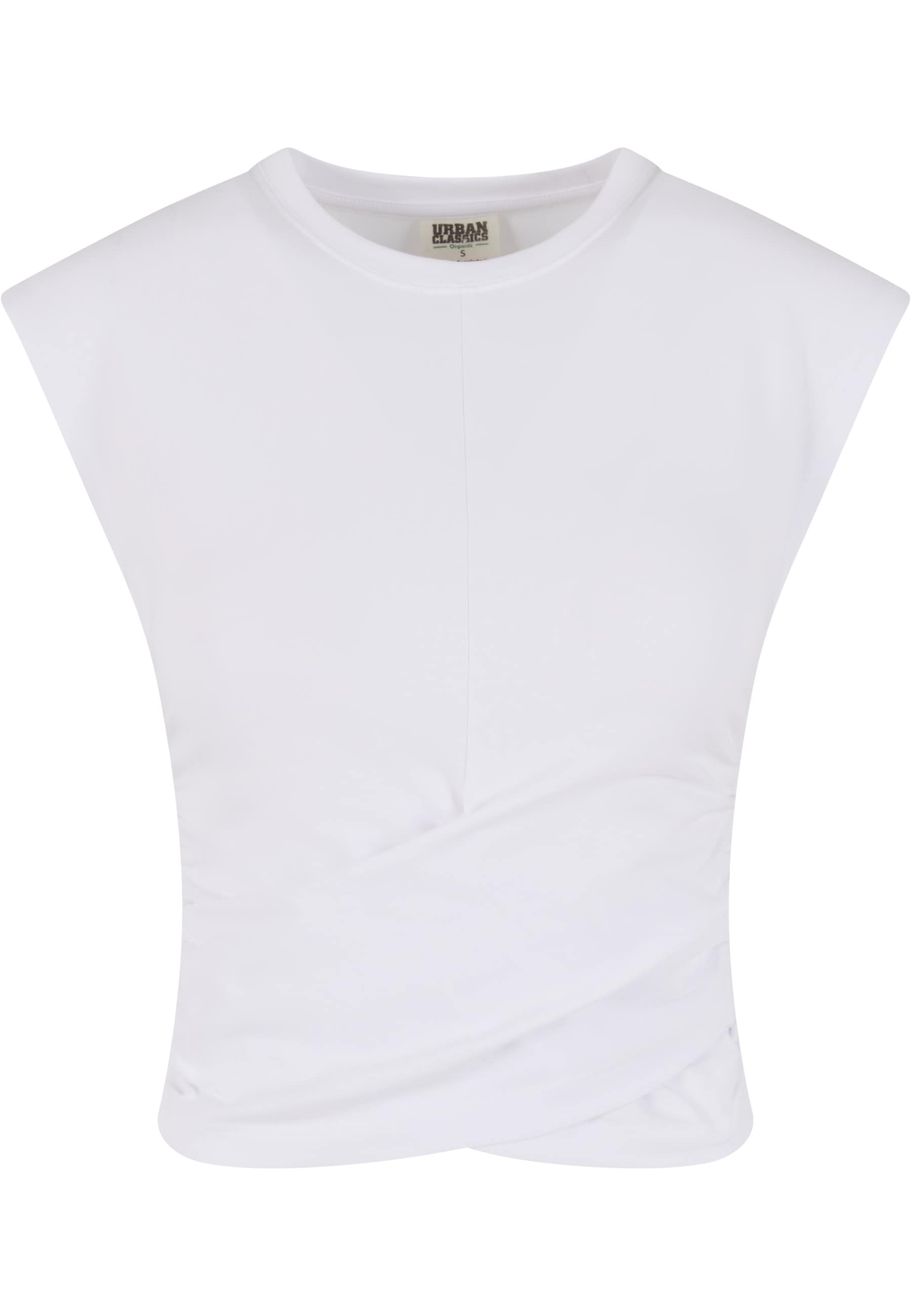 URBAN CLASSICS T-Shirt "Urban Classics Ladies Cropped Wrapped Top" 1 Stk. günstig online kaufen