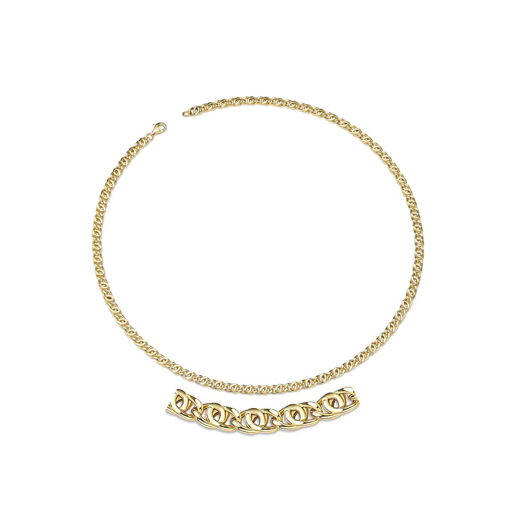Firetti Goldkette »Schmuck Geschenk Gold 333 Halskette Tigeraugenkette«, Made in Germany