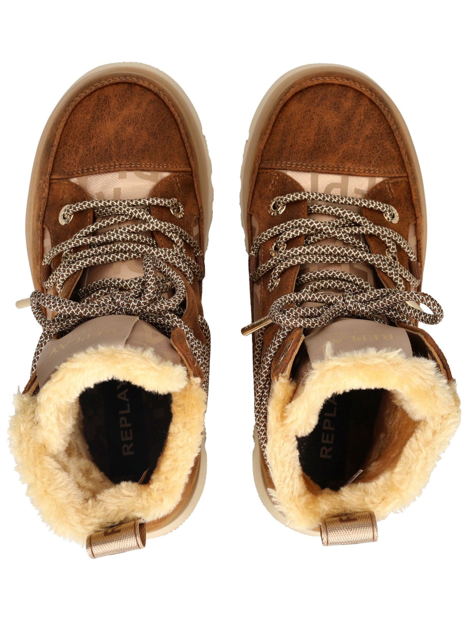 Replay Schnürstiefelette »Replay Stiefelette Lederimitat«