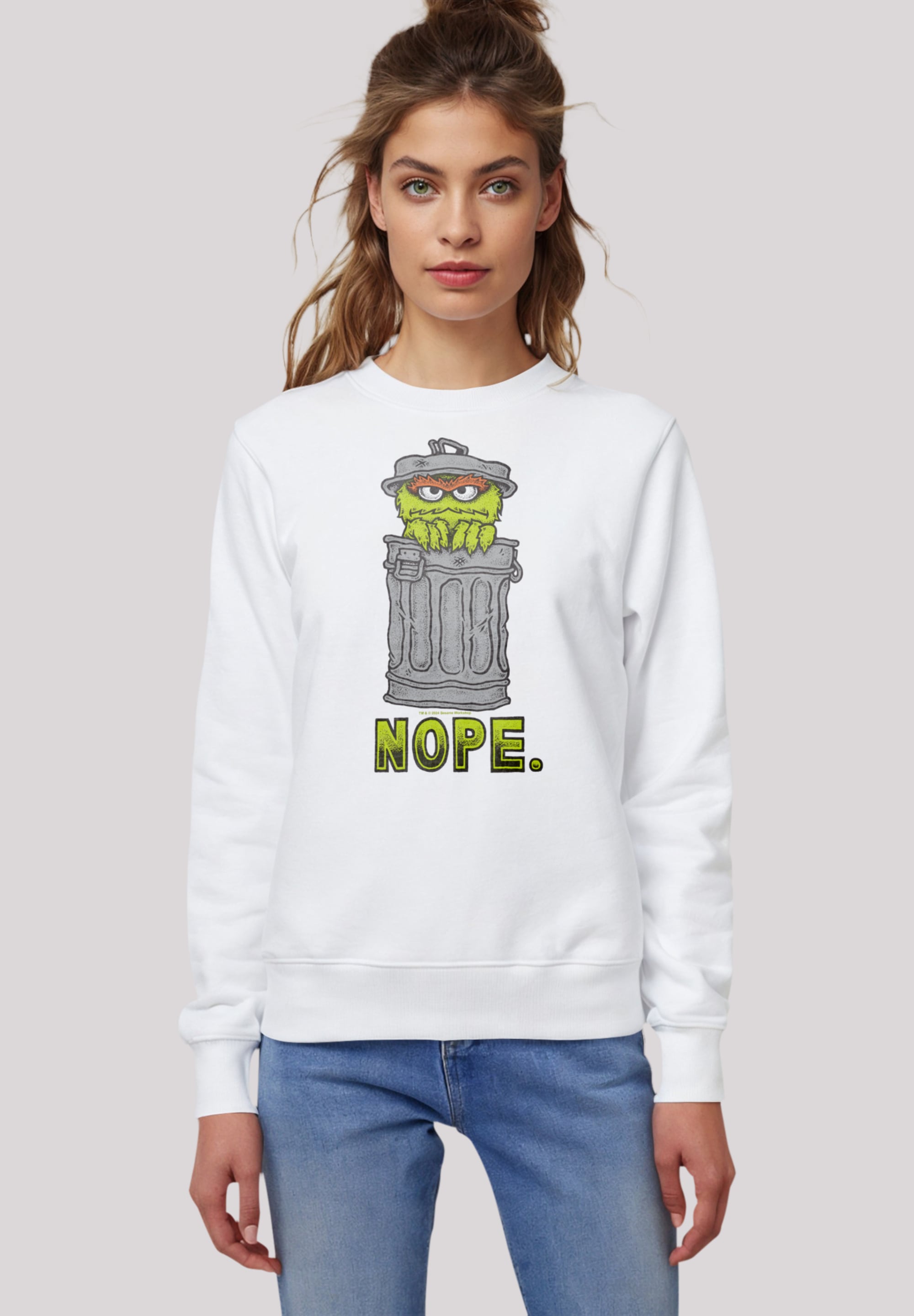 F4NT4STIC Sweatshirt "Sesamstraße Oscar Nope", Premium Qualität günstig online kaufen