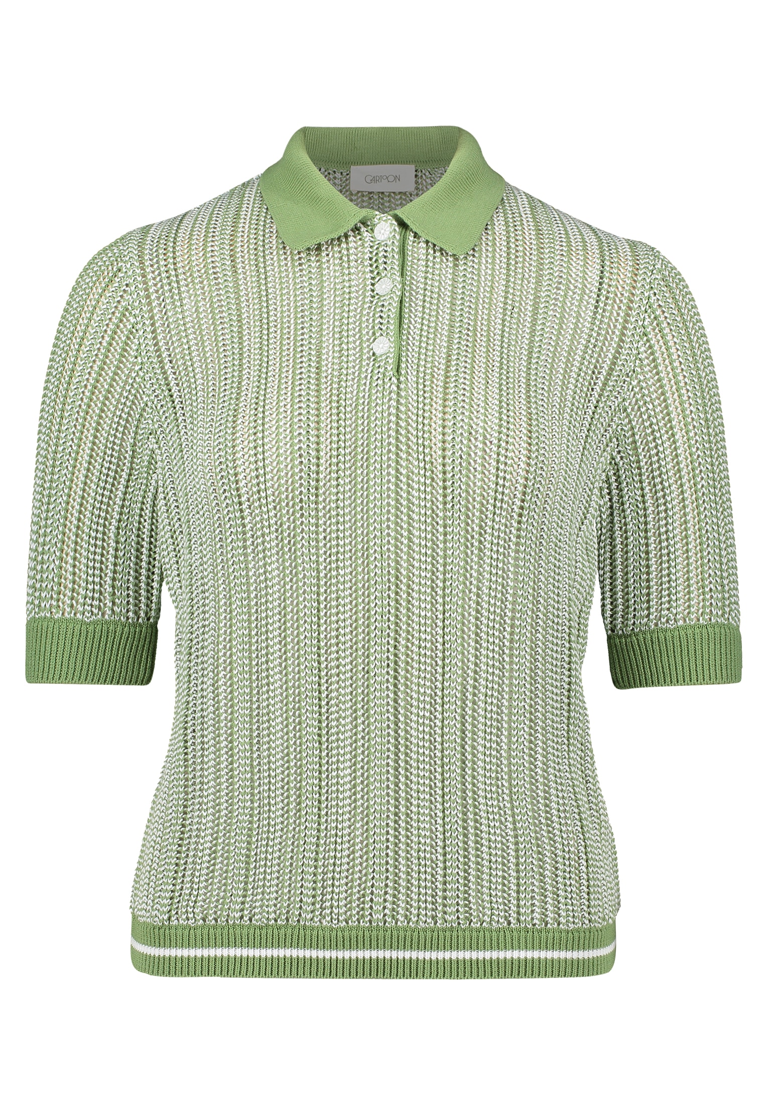 Cartoon Kurzarmshirt "Damen mit Kragen" 1 tlg. günstig online kaufen