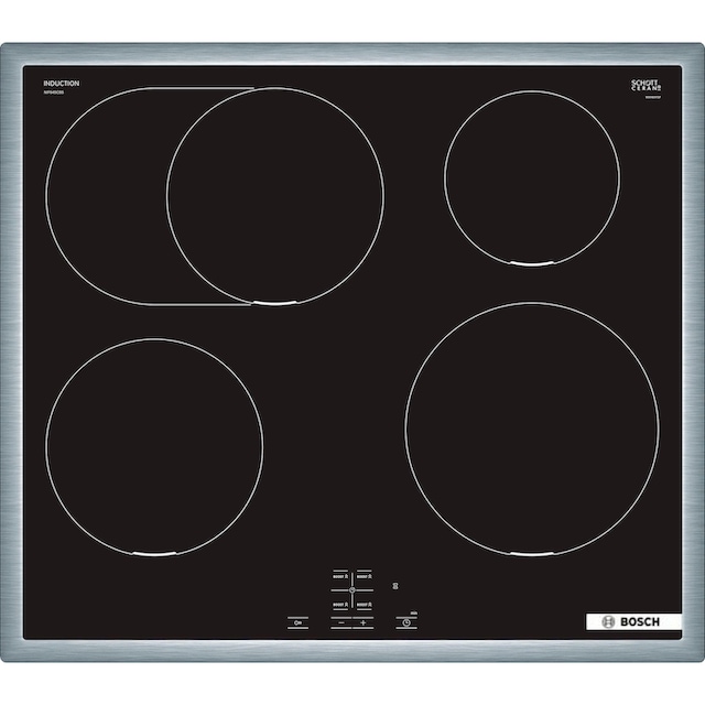 BOSCH Induktions Herd-Set »HND611VS66«, HEB517BS1, mit Backwagen | BAUR