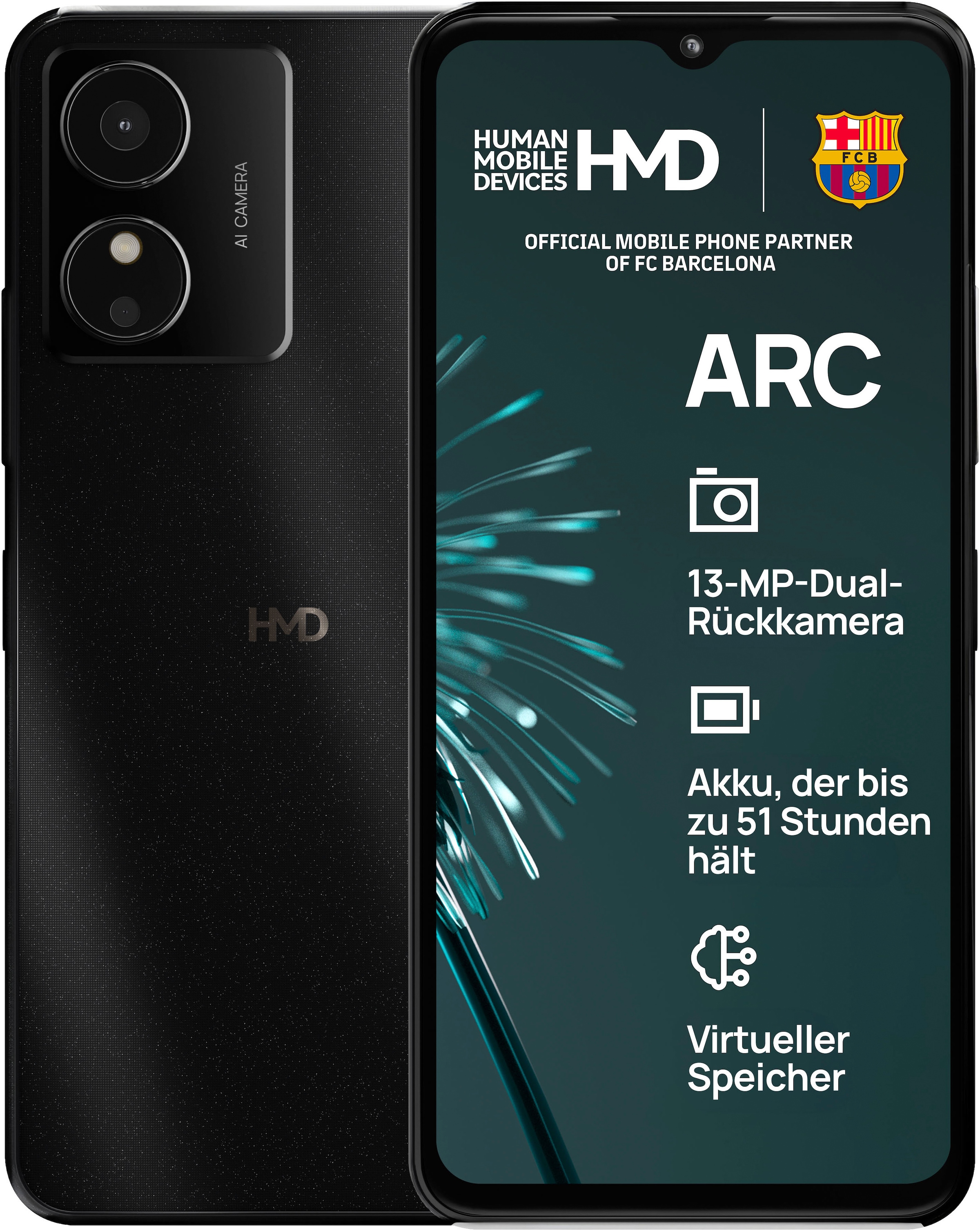 HMD Smartphone »Arc« juoda spalva