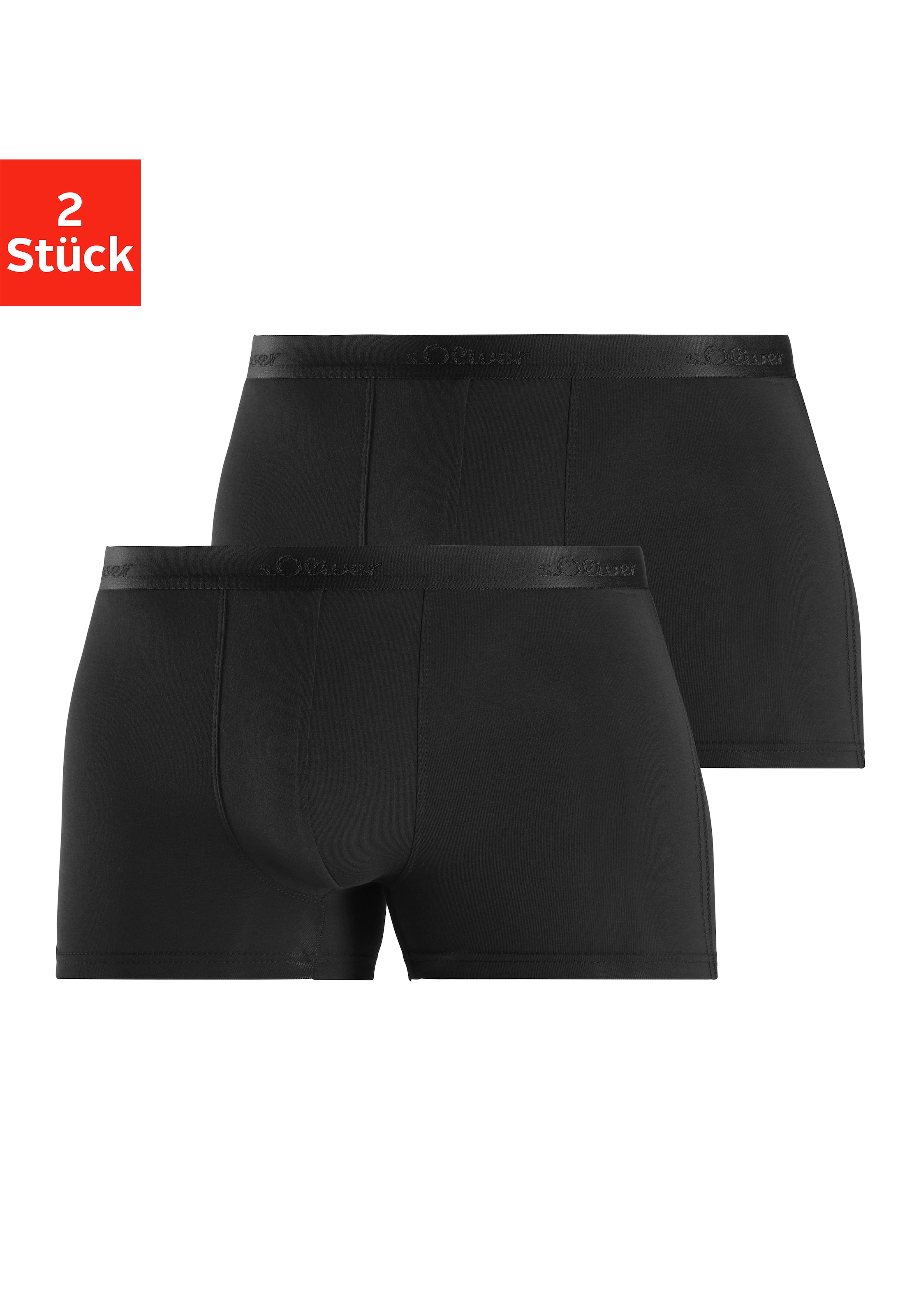 s.Oliver Boxer "Boxershorts für Herren", 2 Stk. aus weichem Modal günstig online kaufen