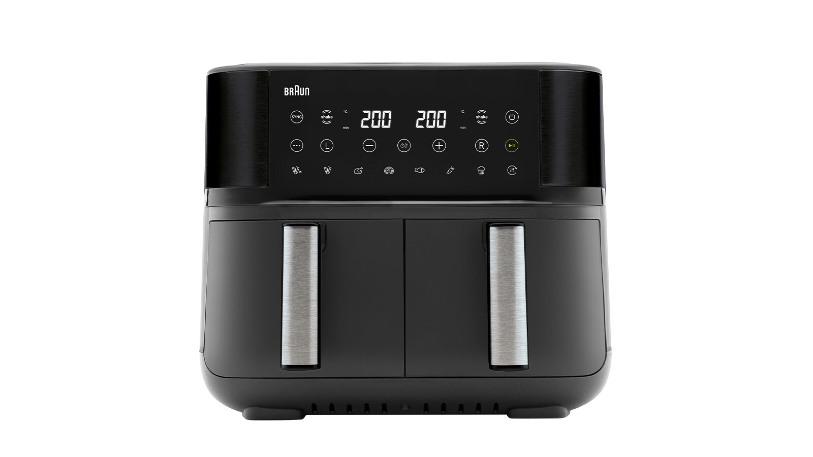 Braun Heißluftfritteuse »TwinCook TD 3030I BK«, 2850 W