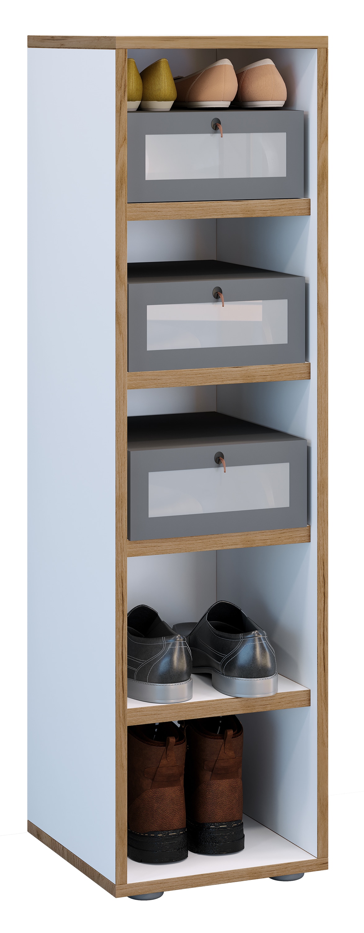 VCM Schuhregal "Holz Regal Schuhschrank Schuhregal Salia B30" günstig online kaufen