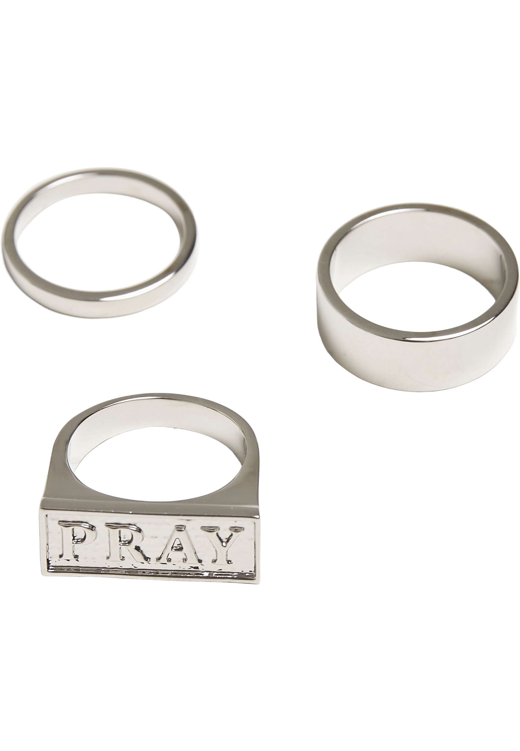 MisterTee Ring-Set »MisterTee Unisex Pray Ring Set«