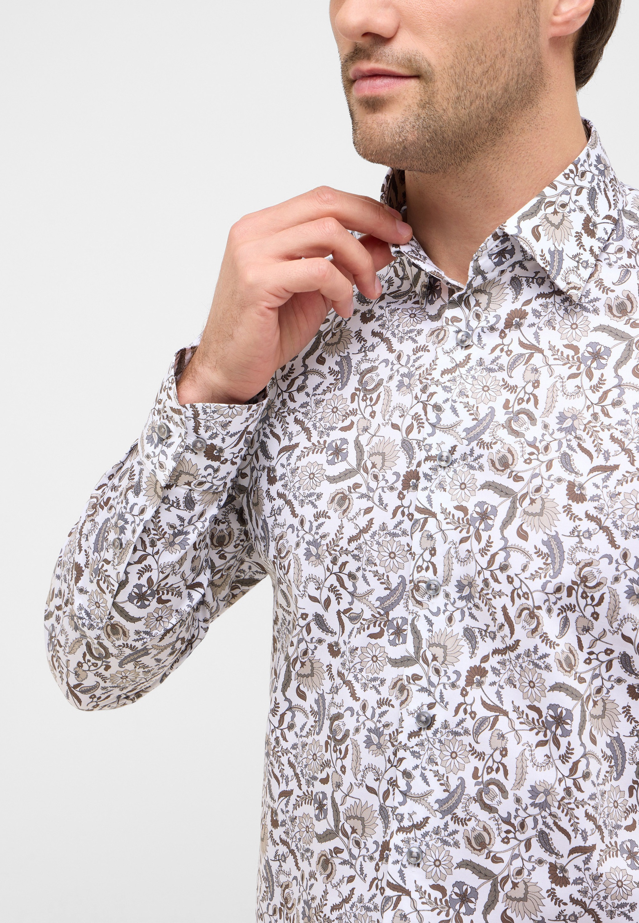 Thumbnail - Eterna Langarmhemd "MODERN FIT" NON IRON (bügelfrei)