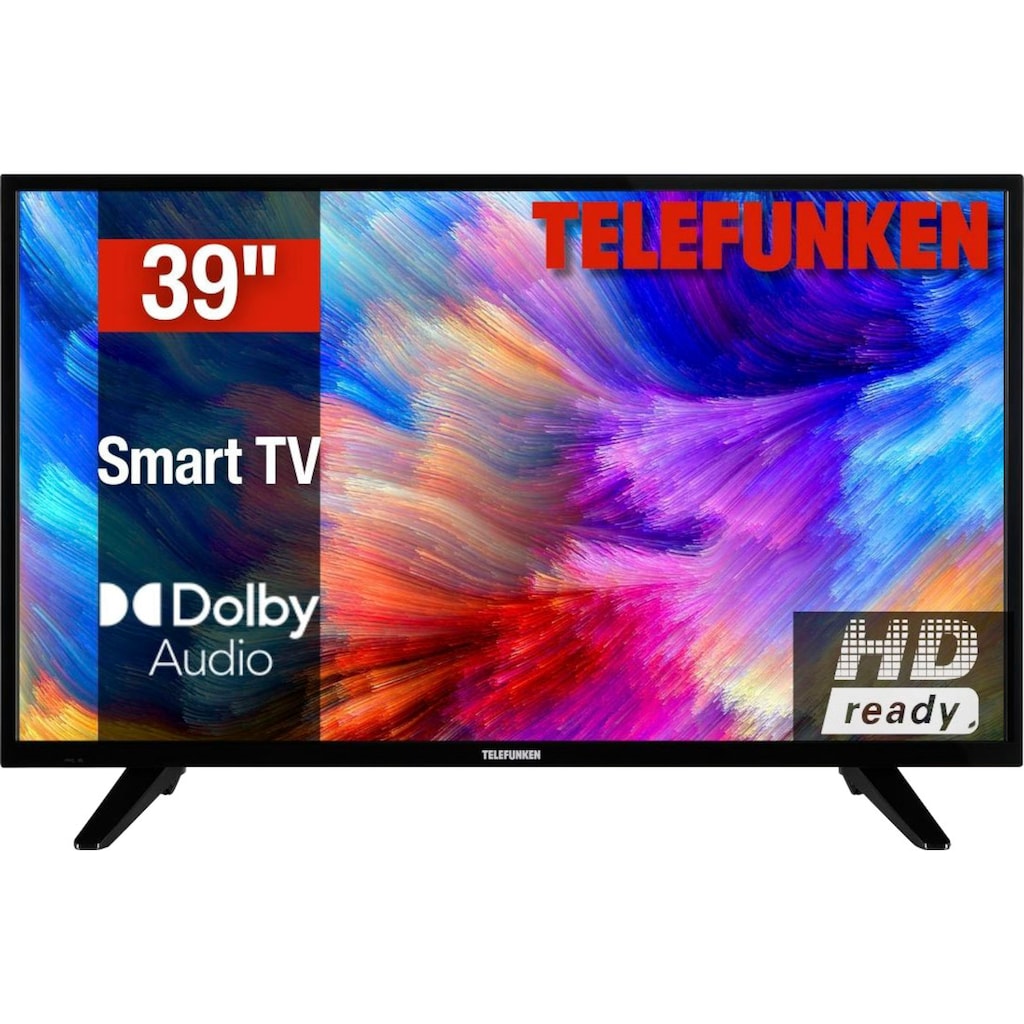 Telefunken LED-Fernseher »D39H500M1CW«, 98 cm/39 Zoll, HD-ready, Smart-TV