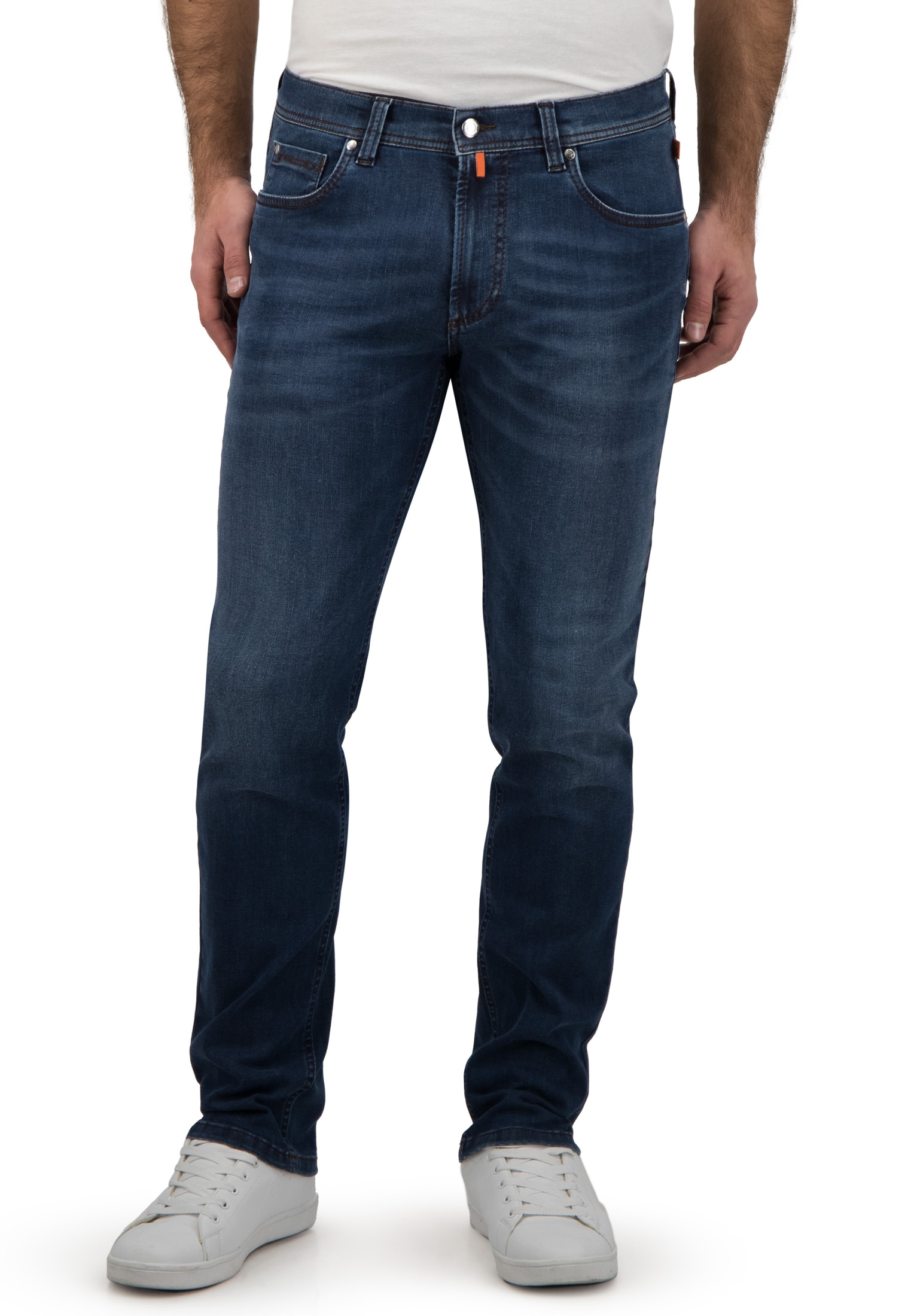 Brühl Slim-fit-Jeans »York DO FX«, in Dual FX Querstretch Denim