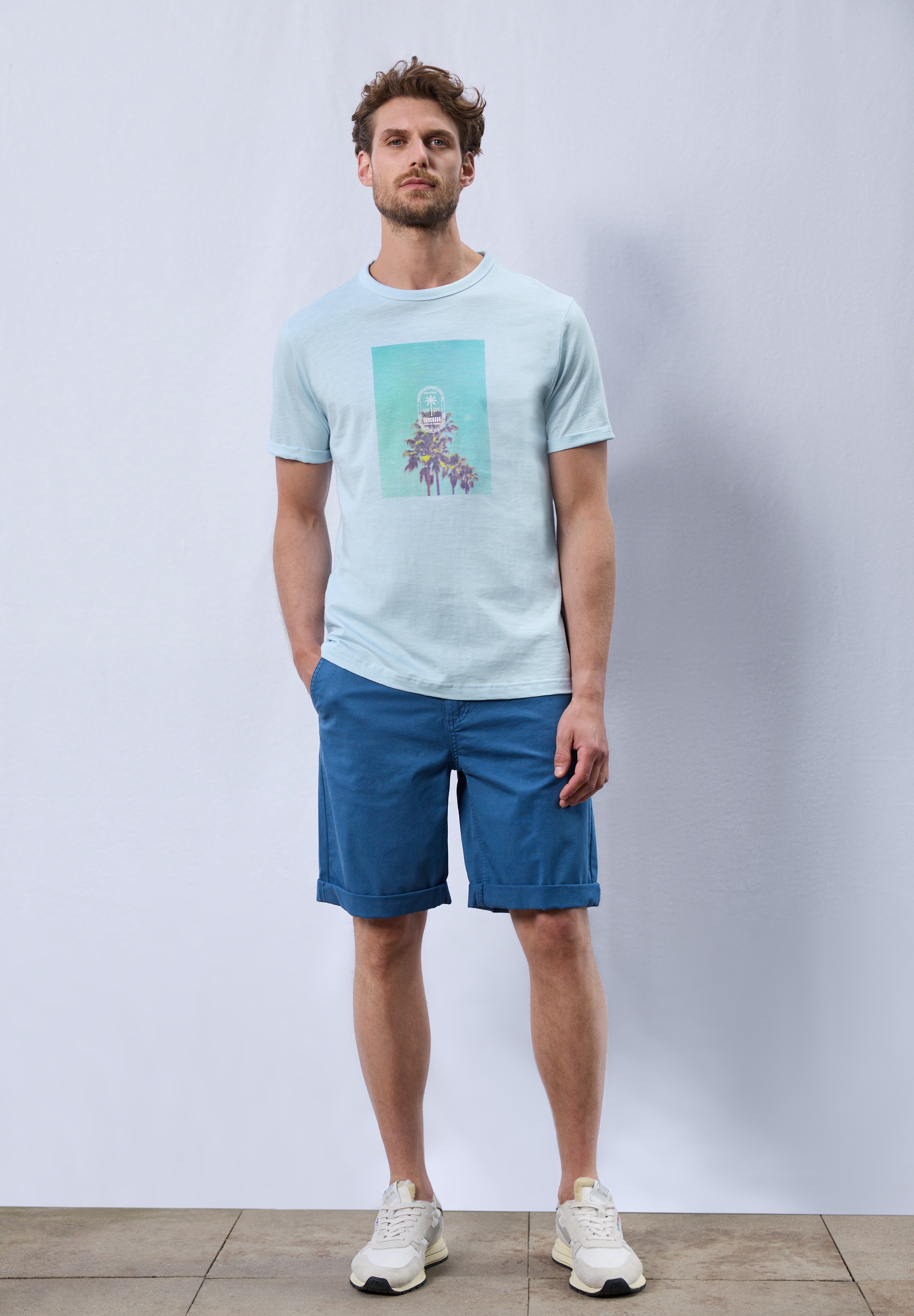 Thumbnail - STREET ONE MEN T-Shirt, aus reiner Baumwolle