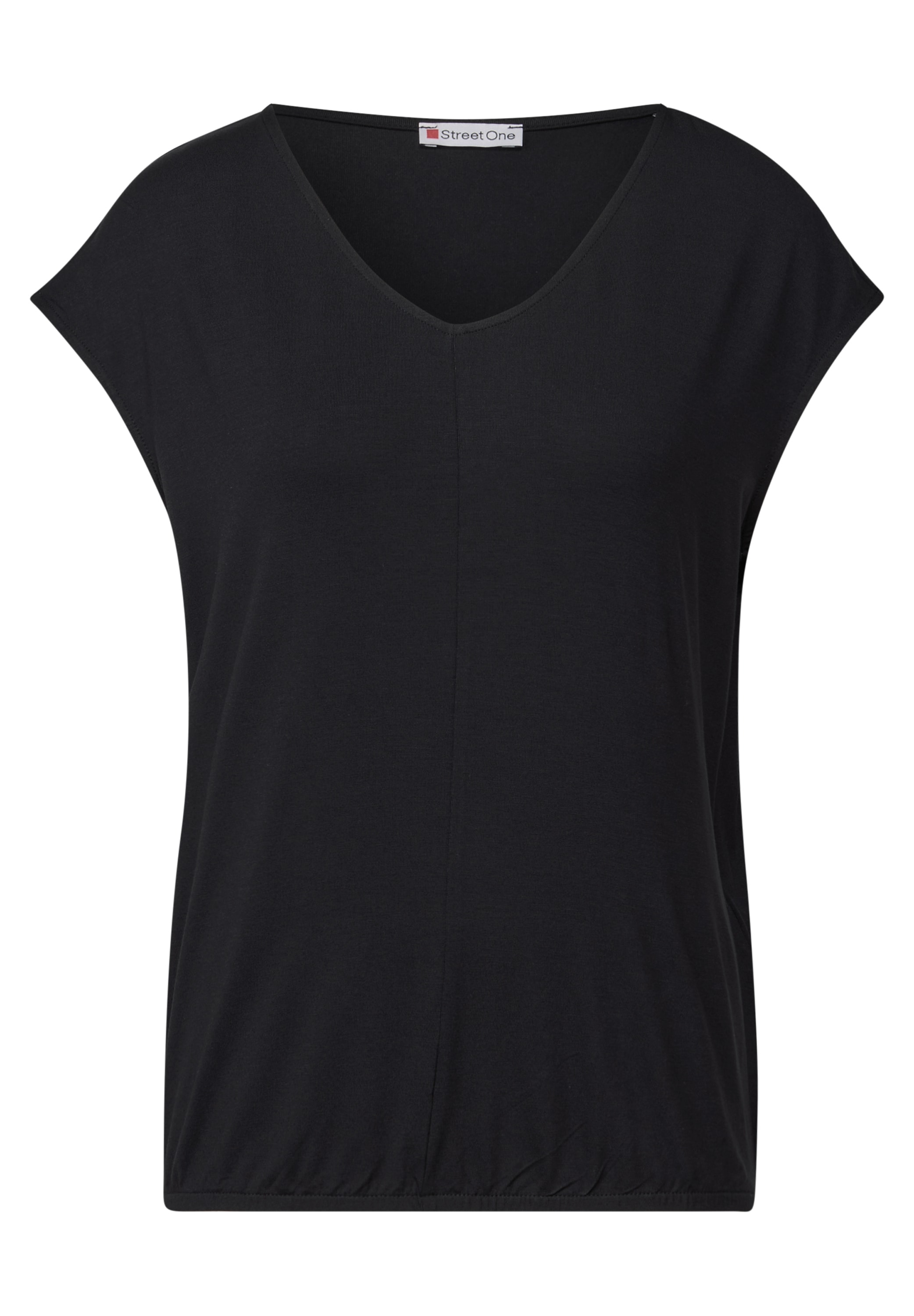 STREET ONE T-Shirt, bestehend aus einem Materialmix