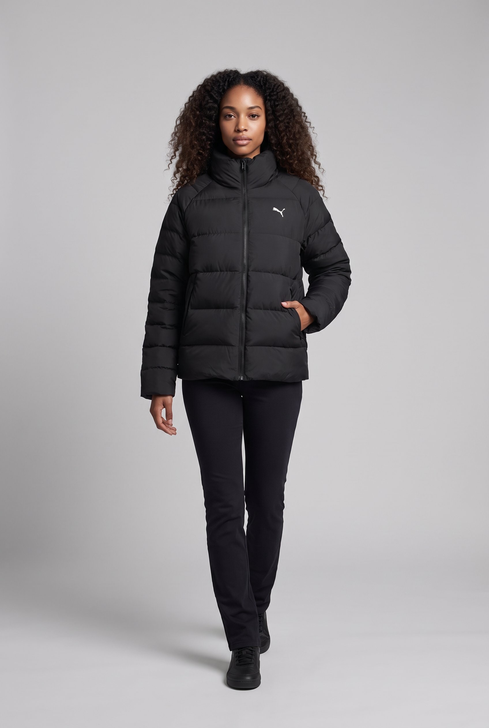 PUMA Winterjacke »MONO JACKET« ohne Kapuze für Casualmode, Festival, Outdoor und Sport, mit wärmender Wattierung