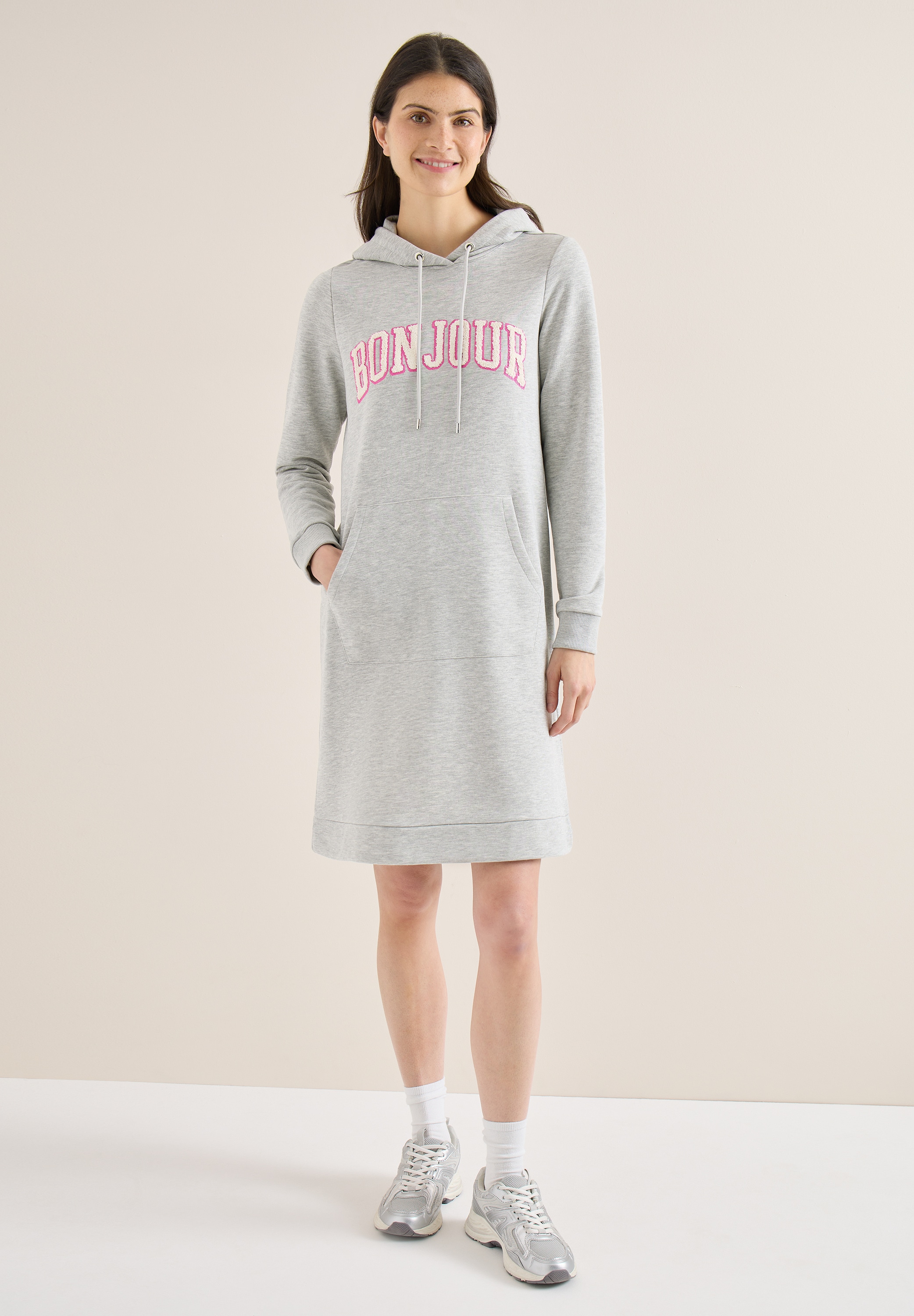 Cecil Sweatkleid Eingrifftaschen mit Kapuze