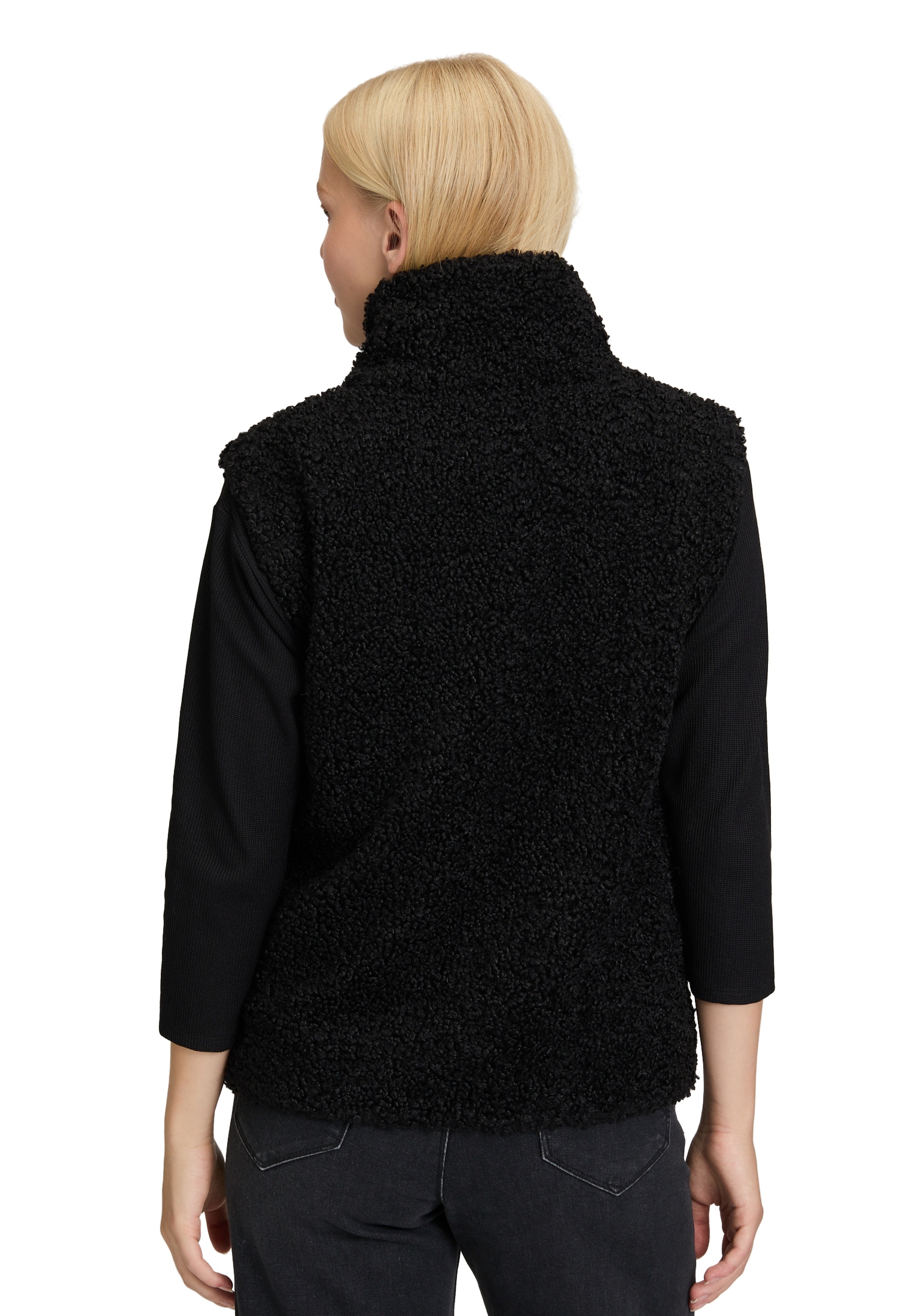 Betty&Co Plüschweste »Damen Kunstfell-Weste mit Taschen«