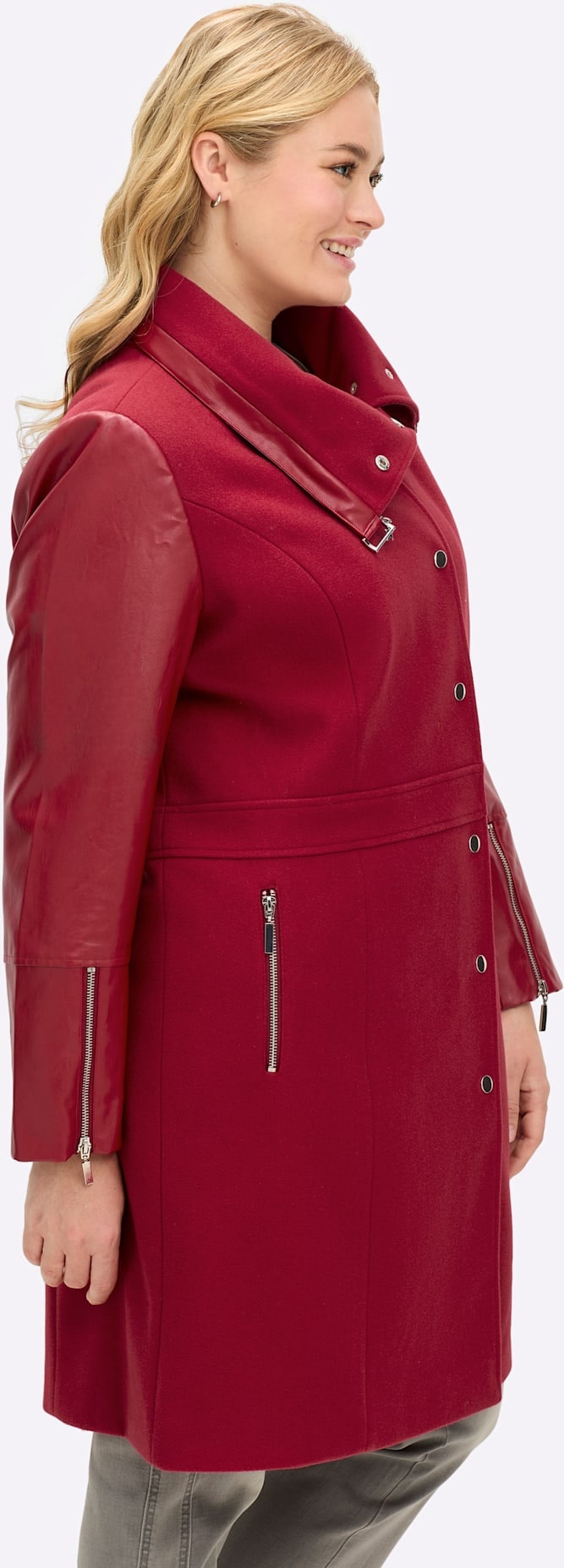 sheego by Joe Browns Outdoorjacke, ohne Kapuze