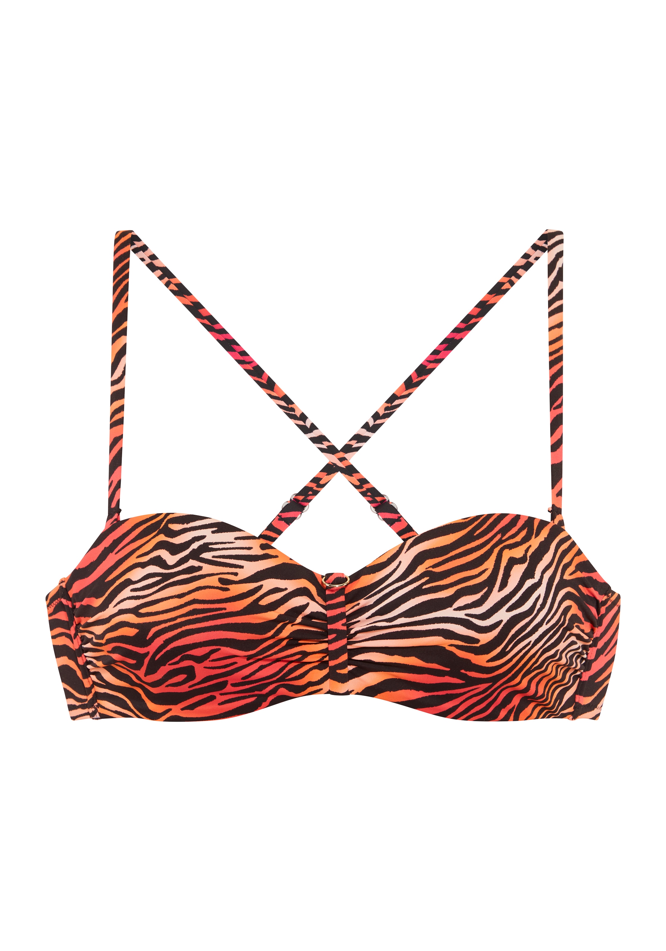Bruno Banani Bügel-Bandeau-Bikini mit verschiedenen Tragevarianten