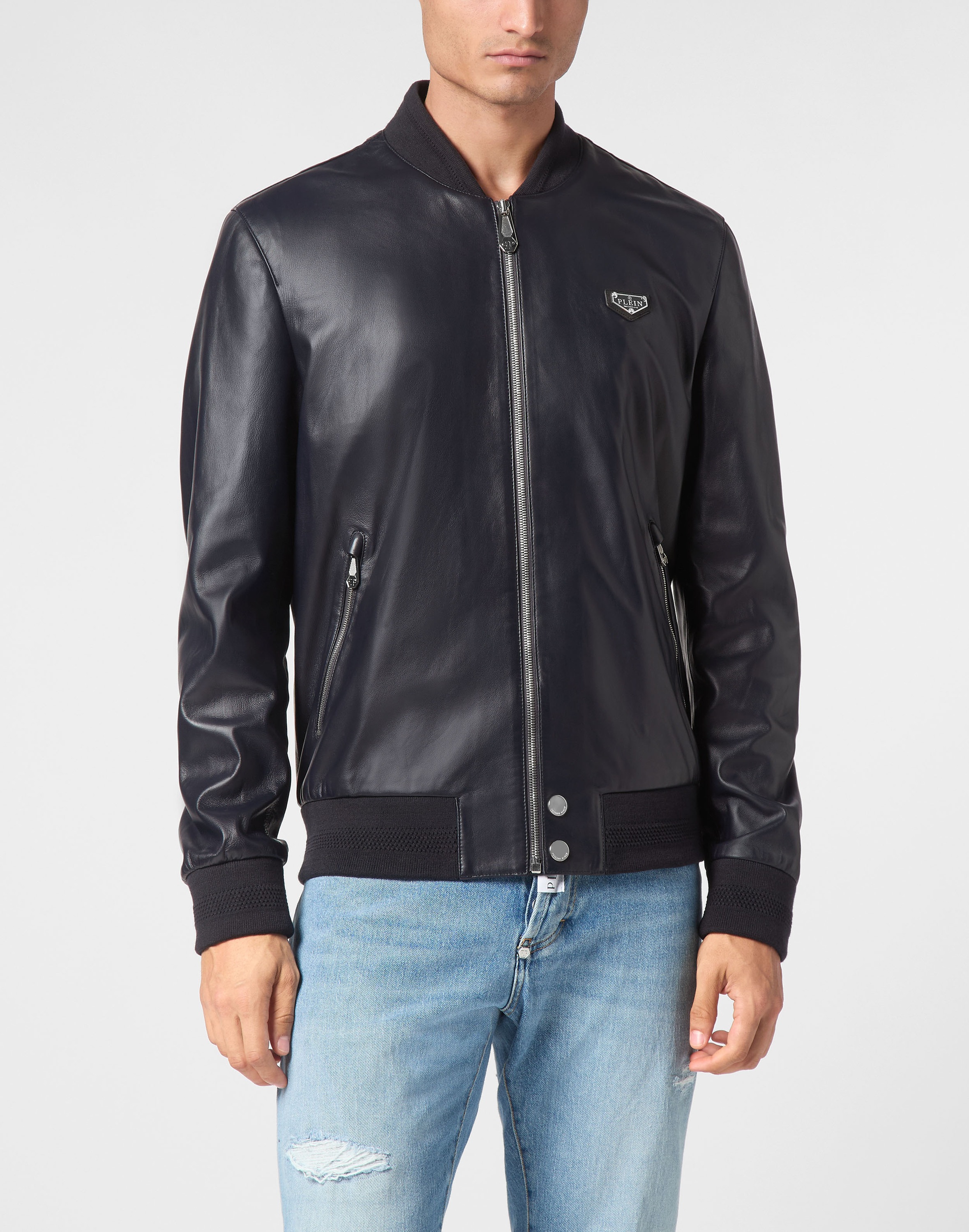 PHILIPP PLEIN Lederjacke »Iconic Plein«