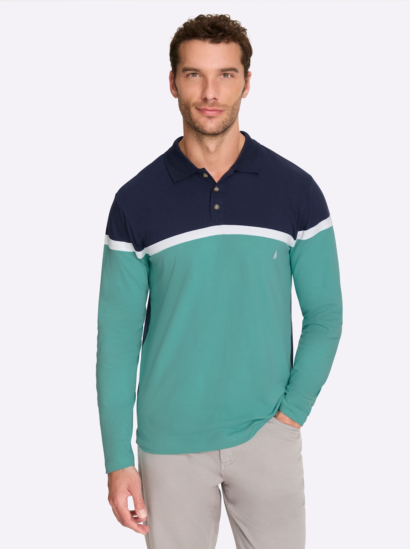 Catamaran Langarmshirt "Langarm-Poloshirt" 1 tlg.