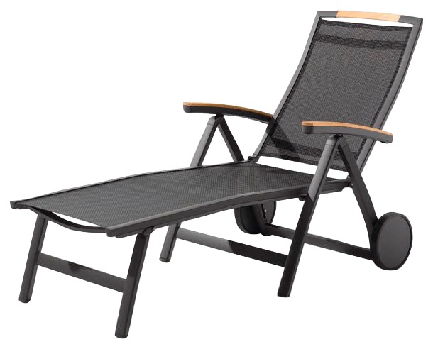 sieger EXKLUSIV Gartenliege »Catena«, Aluminiumgestell, 6-fach verstellbar, 192x79x102 cm