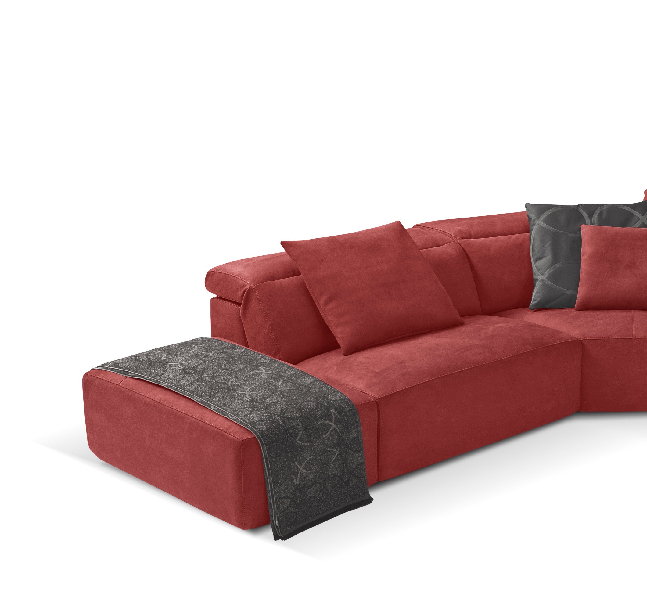 Thumbnail - Egoitaliano Ecksofa "Beverly, extravangantes Designsofa mit erstklassigem Sitzkomfort" wahlweise mit elektrischer Relaxf...
