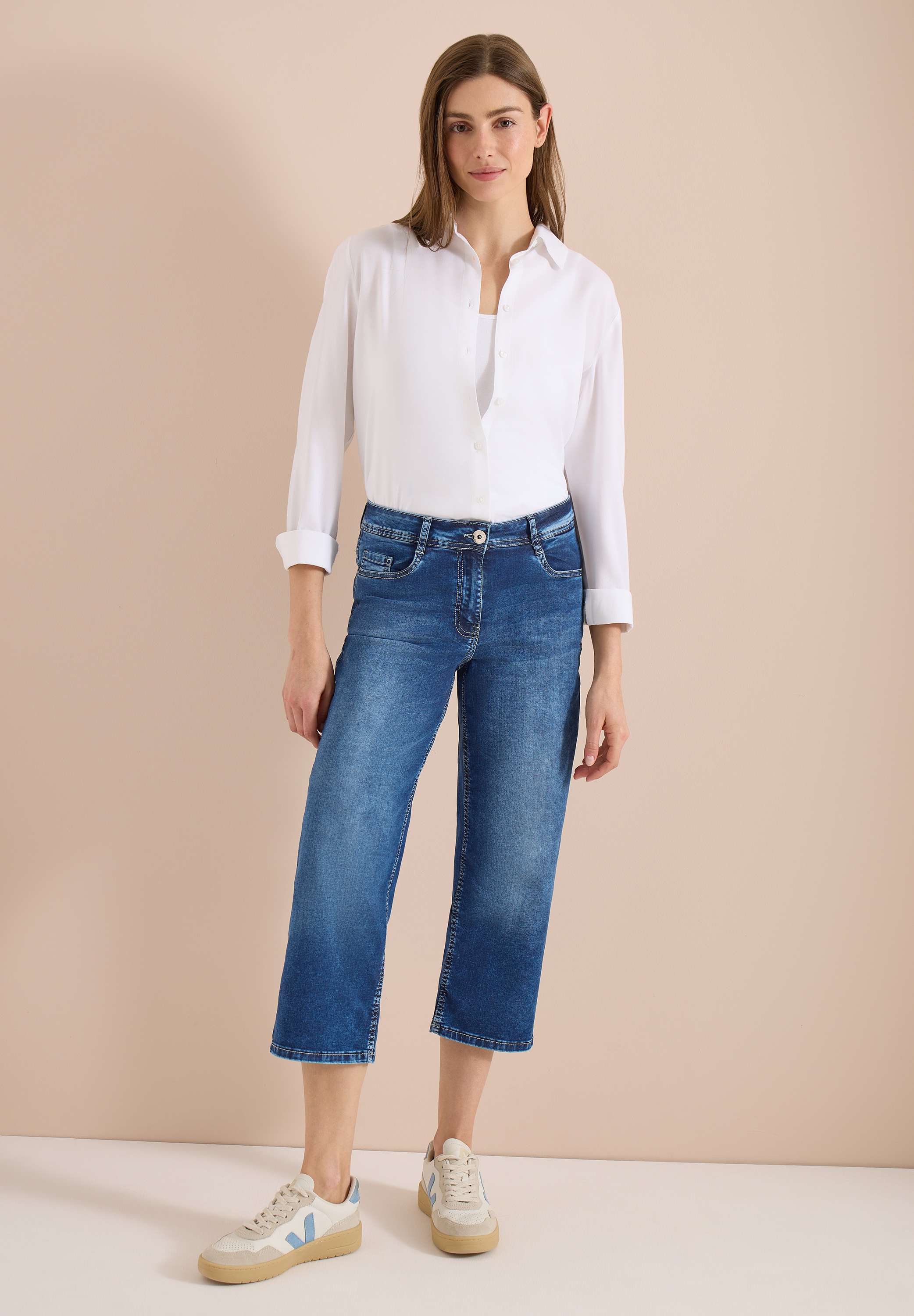 Cecil Loose-fit-Jeans High Waist