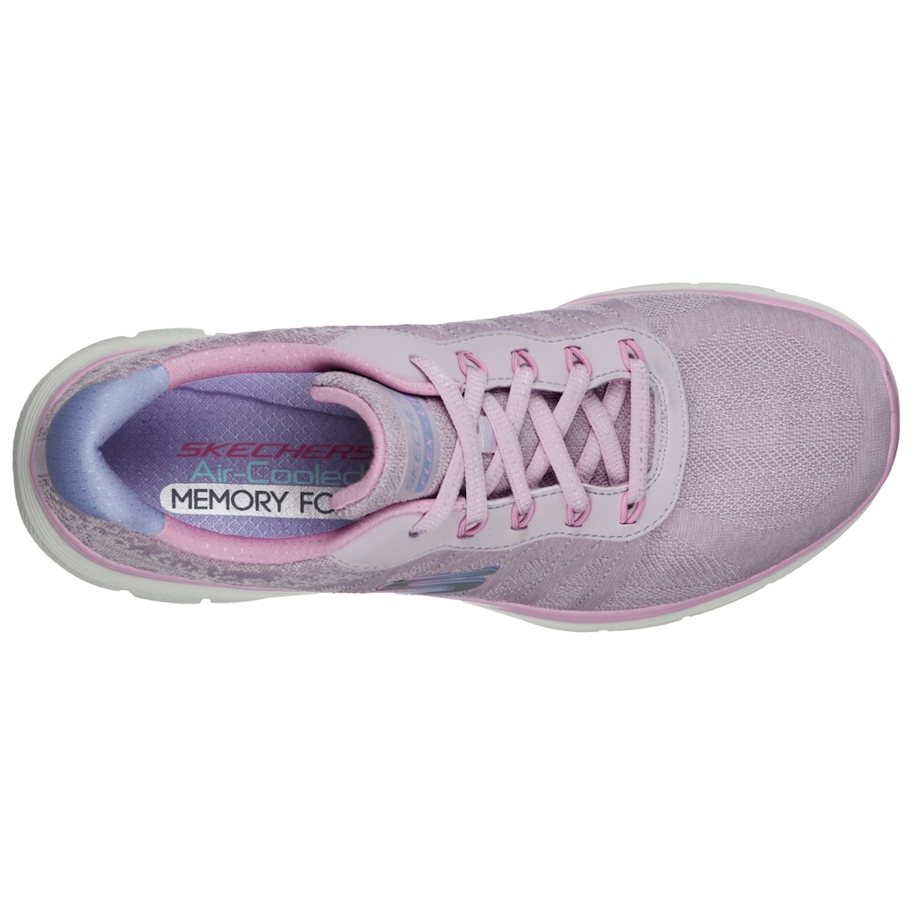 Skechers Sneaker »FLEX APEEAL 4.0 FRESH MOVE«, mit Air Cooled Memory Foam, Freizeitschuh, Halbschuh, Schnürschuh