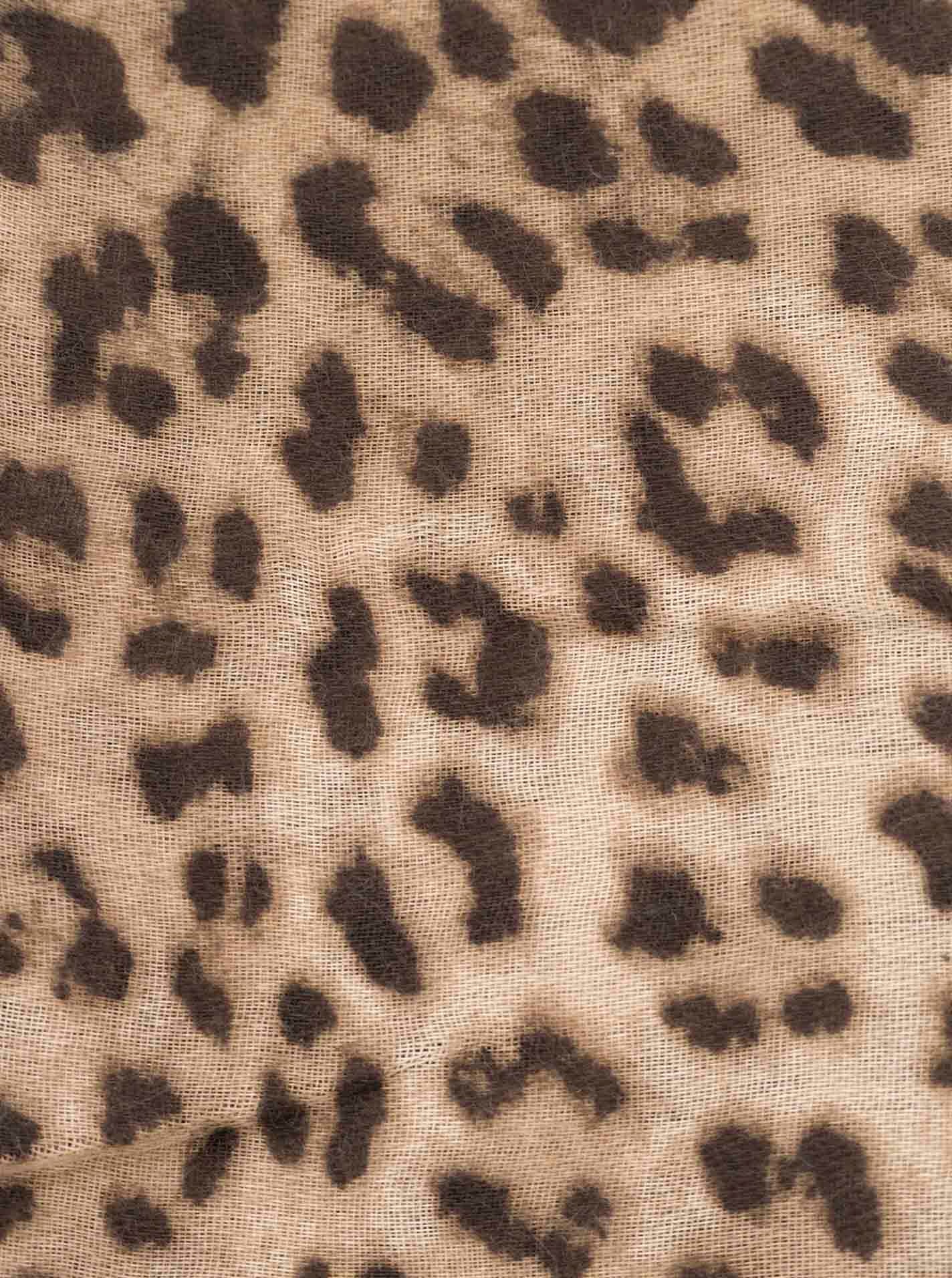 Zwillingsherz Schal ""Print Leo"" Leomuster, Fransen an den Enden günstig online kaufen