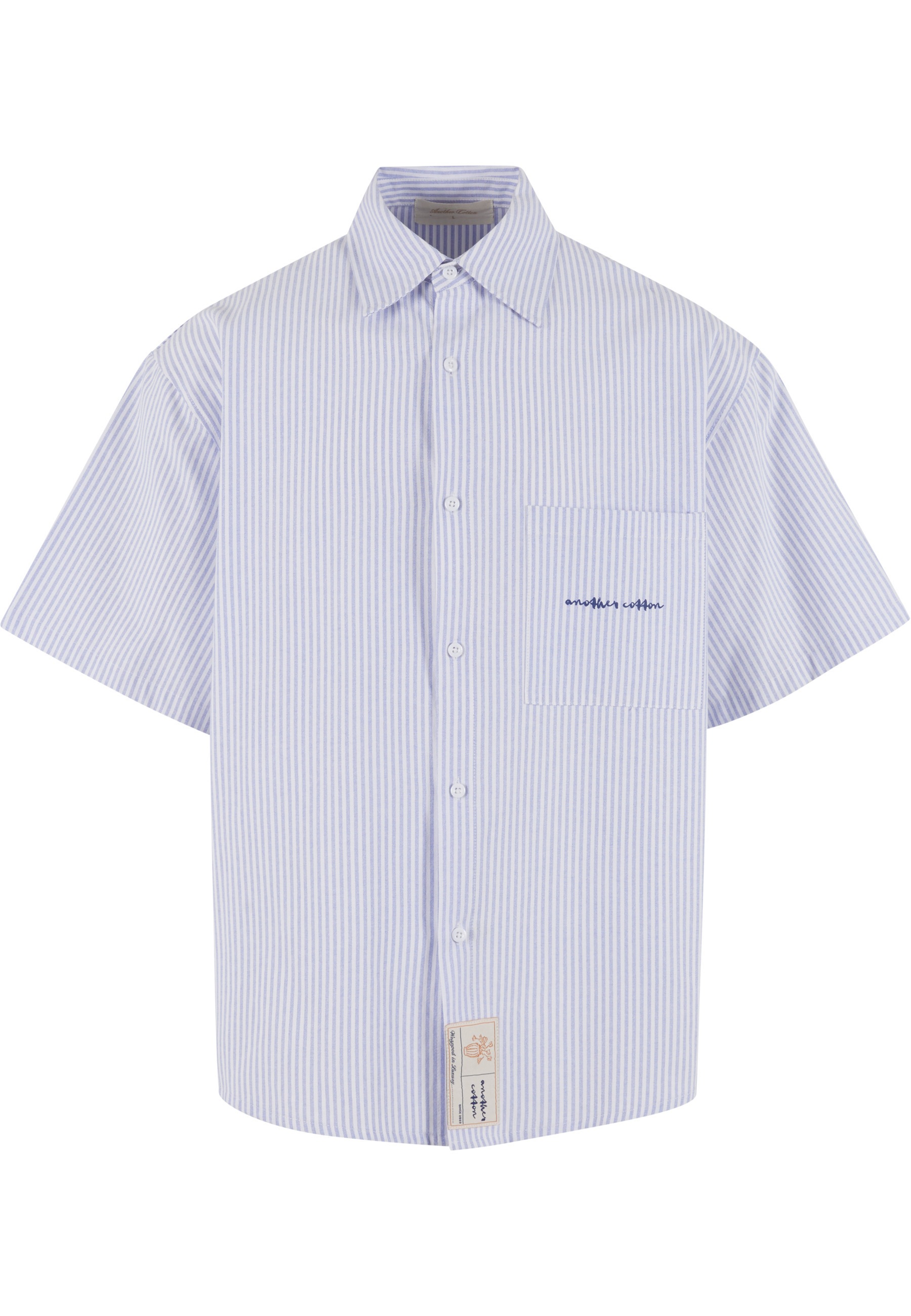 Another Cotton Lab Langarmhemd "Another Cotton Lab Oversized Short Sleeve Shirt" 1