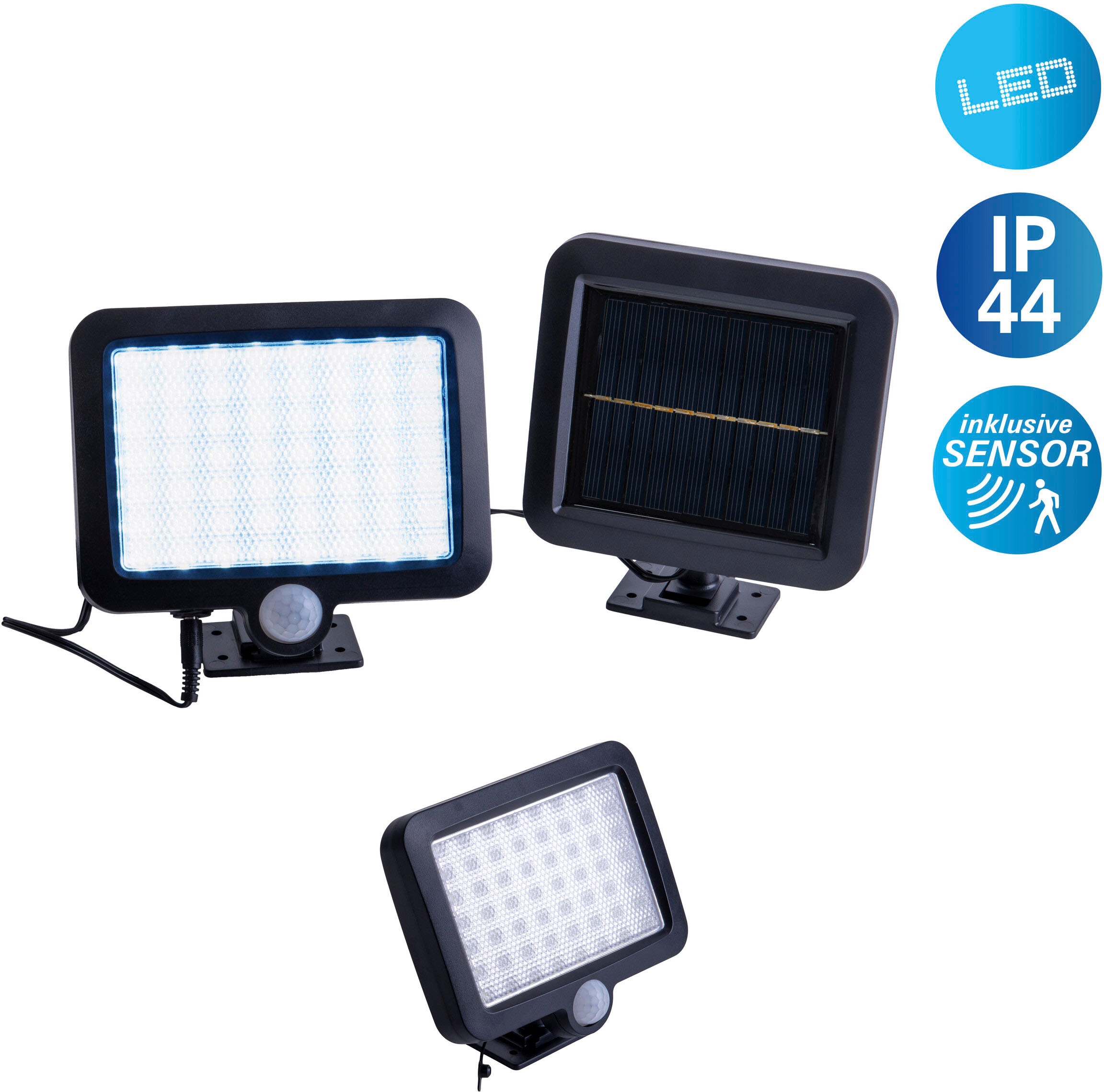 näve LED Solarleuchte "Pepe" LED-Modul 1 Kaltweiß Inkl. Bewegungsmelder Rei günstig online kaufen