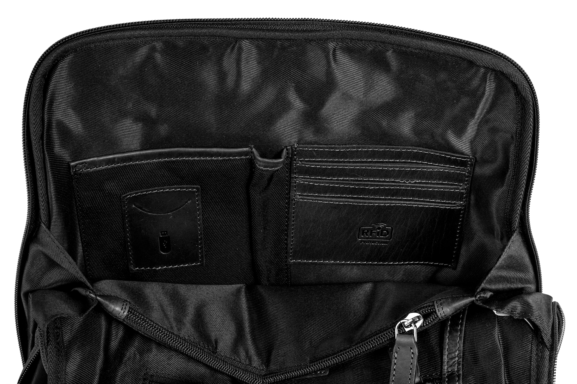 X-Zone Cityrucksack, echt Leder