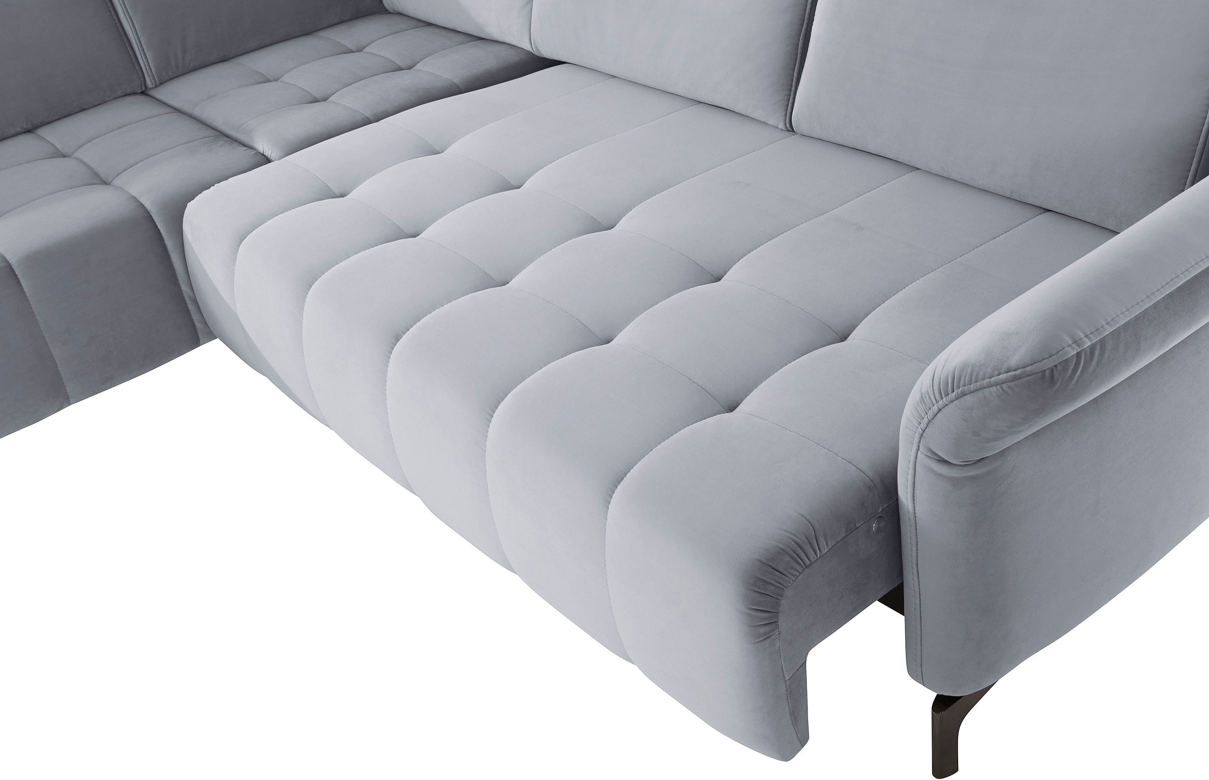 INOSIGN Ecksofa »Fresh L-Form«, Federkern, wahlweise Kopfteilverstellung und motorischer Vorziehsitz
