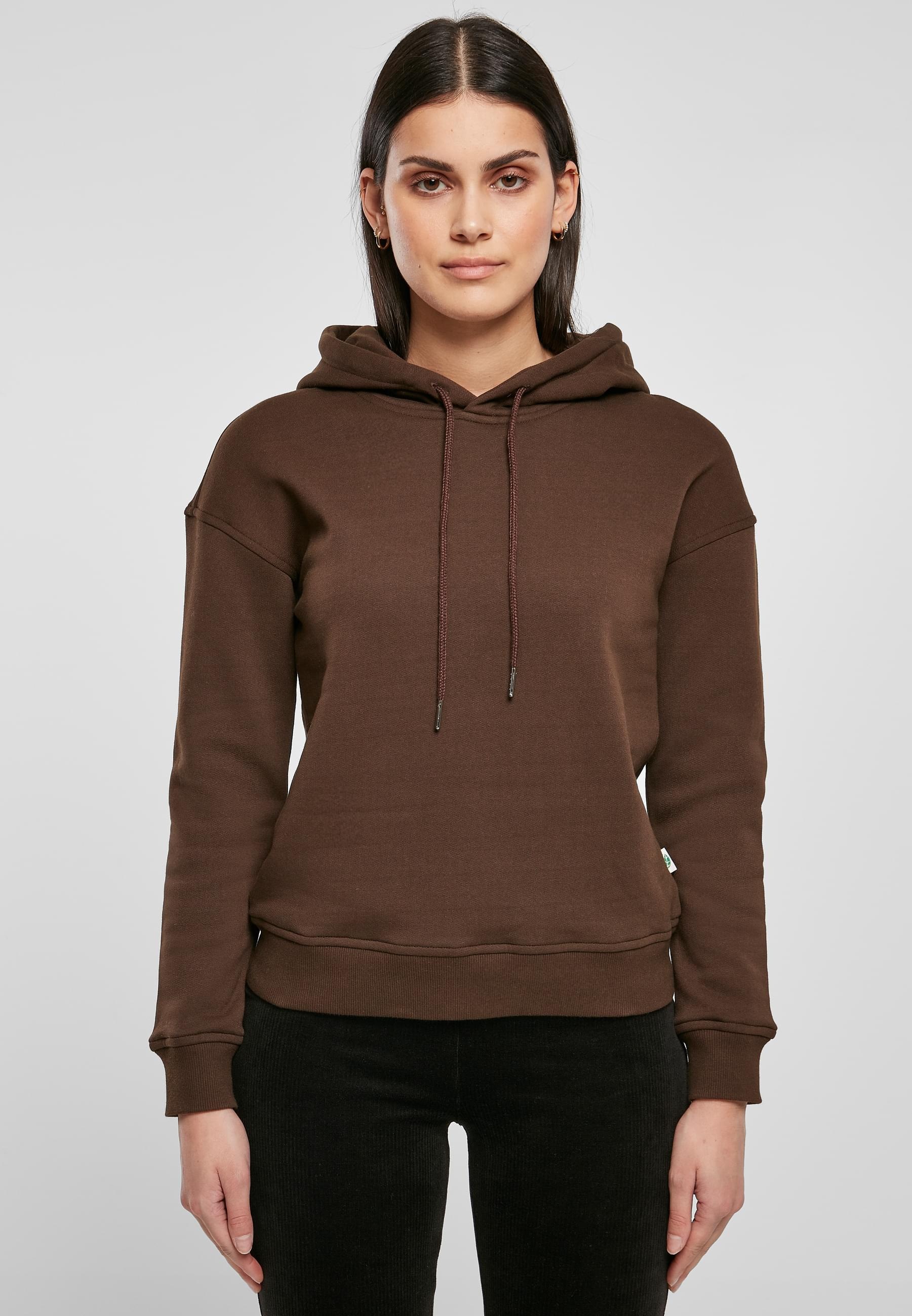 URBAN CLASSICS Kapuzenpullover »Urban Classics Damen Ladies Organic Hoody«, (1 tlg.)