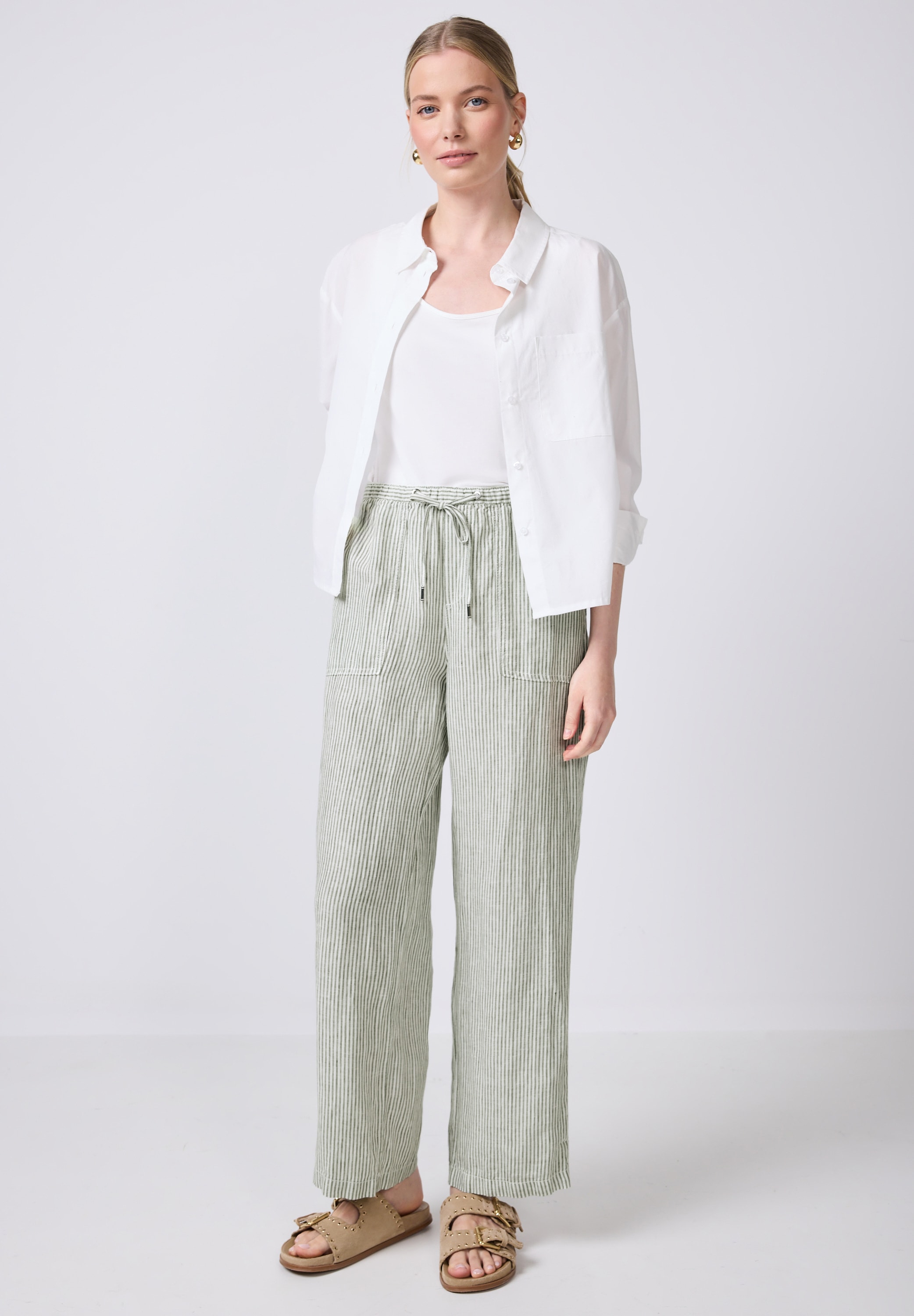 STREET ONE STUDIO Stoffhose, High Waist